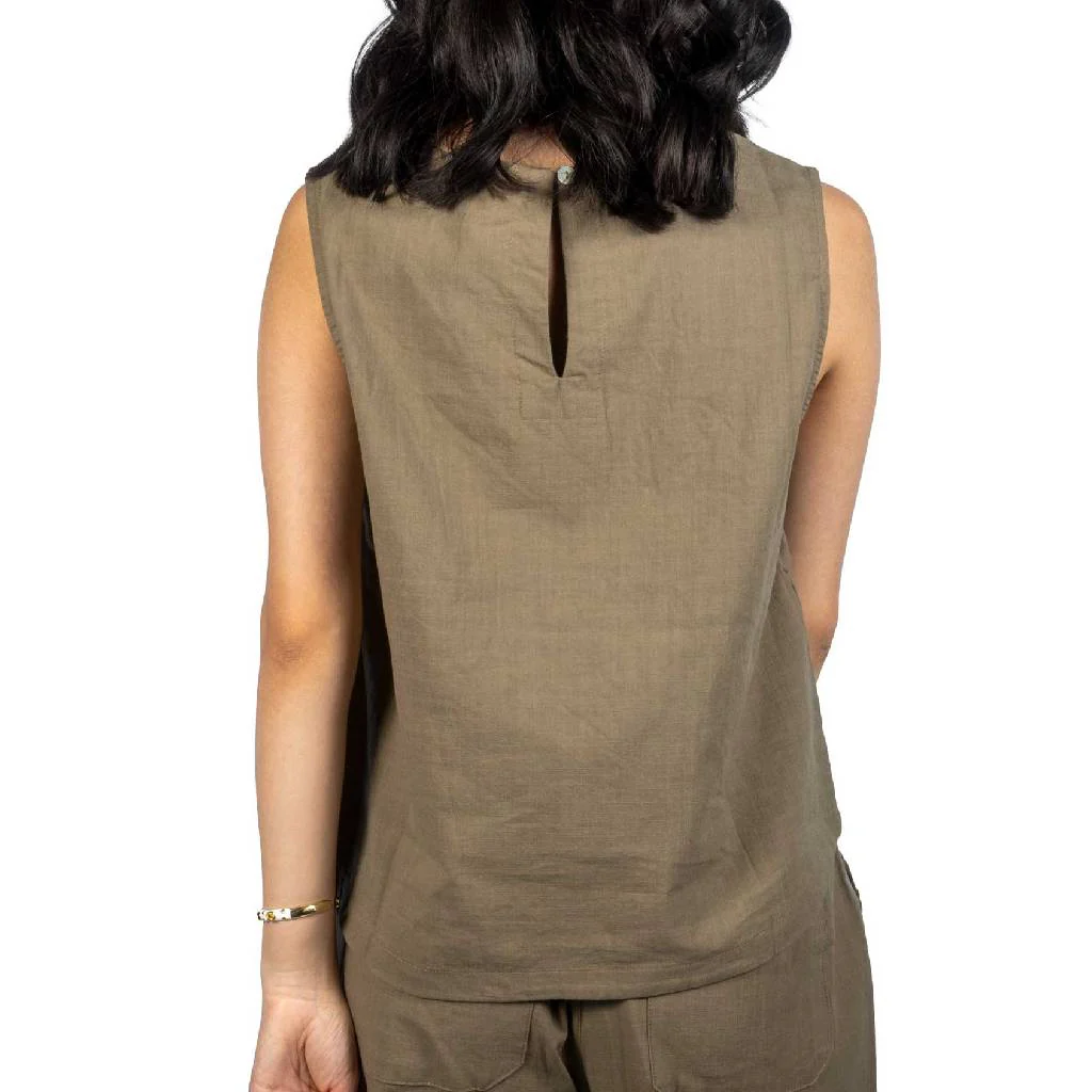 Dylan Jess Light Olive Top - Image 2