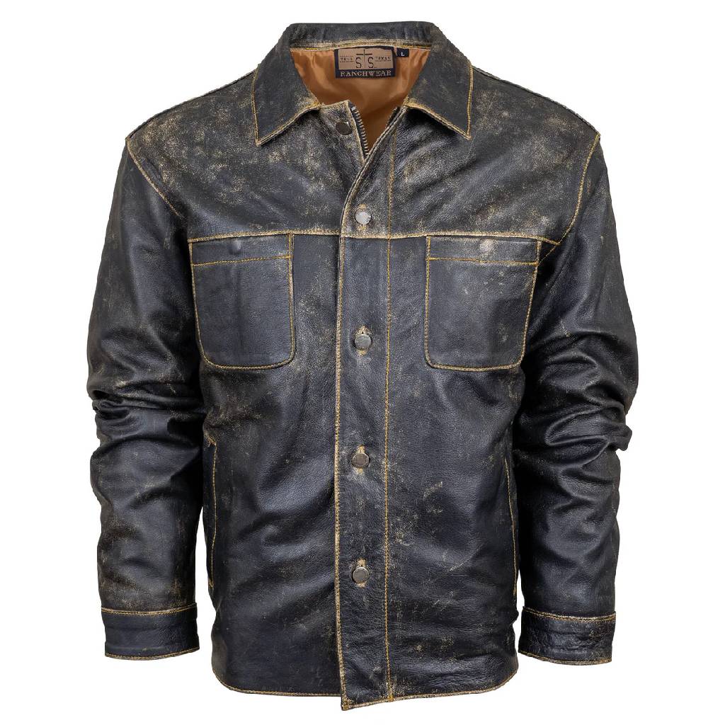 STS Ranchwear Men's Jesse James Leather Jacket - FINAL SALE