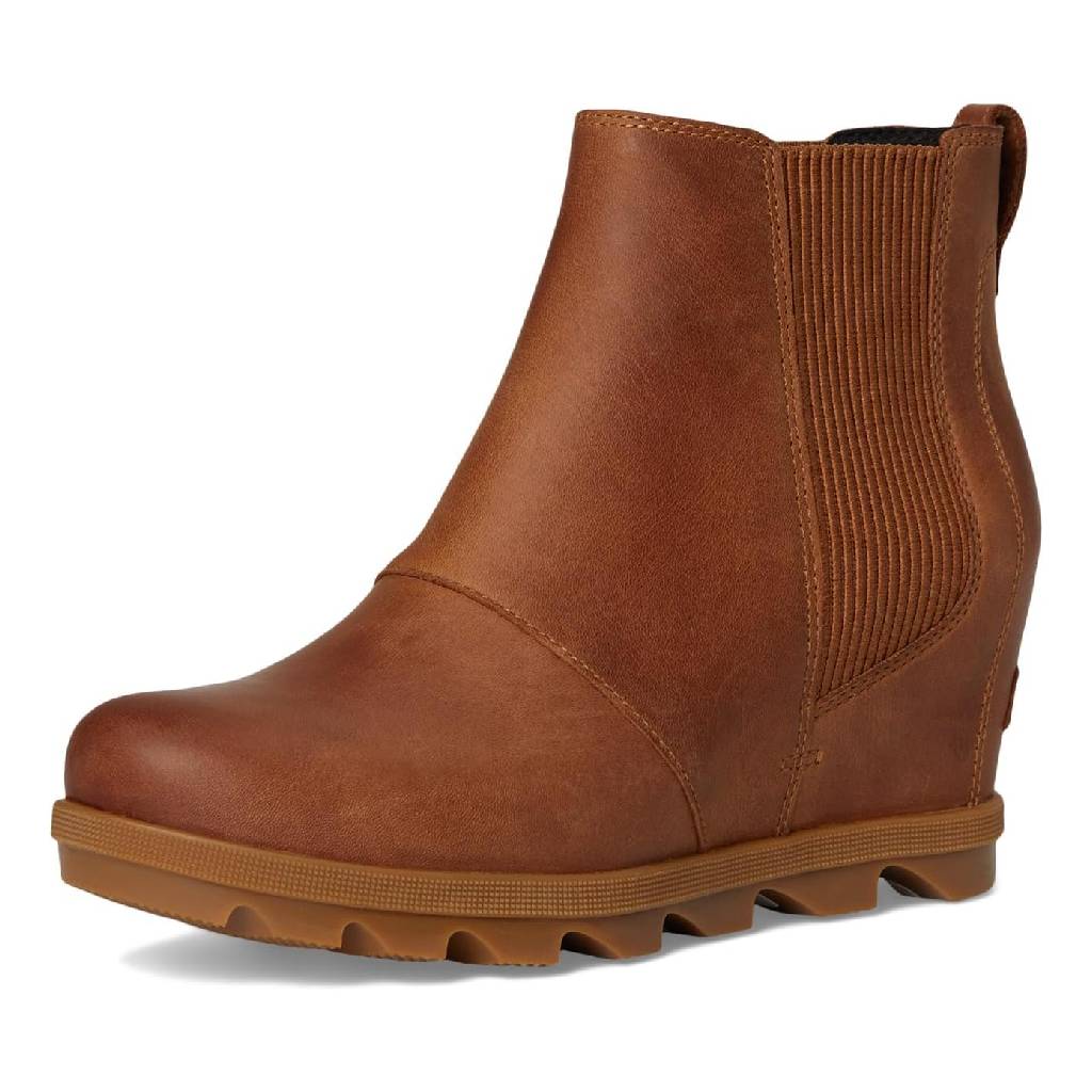 Sorel Joan Rhapsody Chelsea Wedge - Velvet Tan/Gum