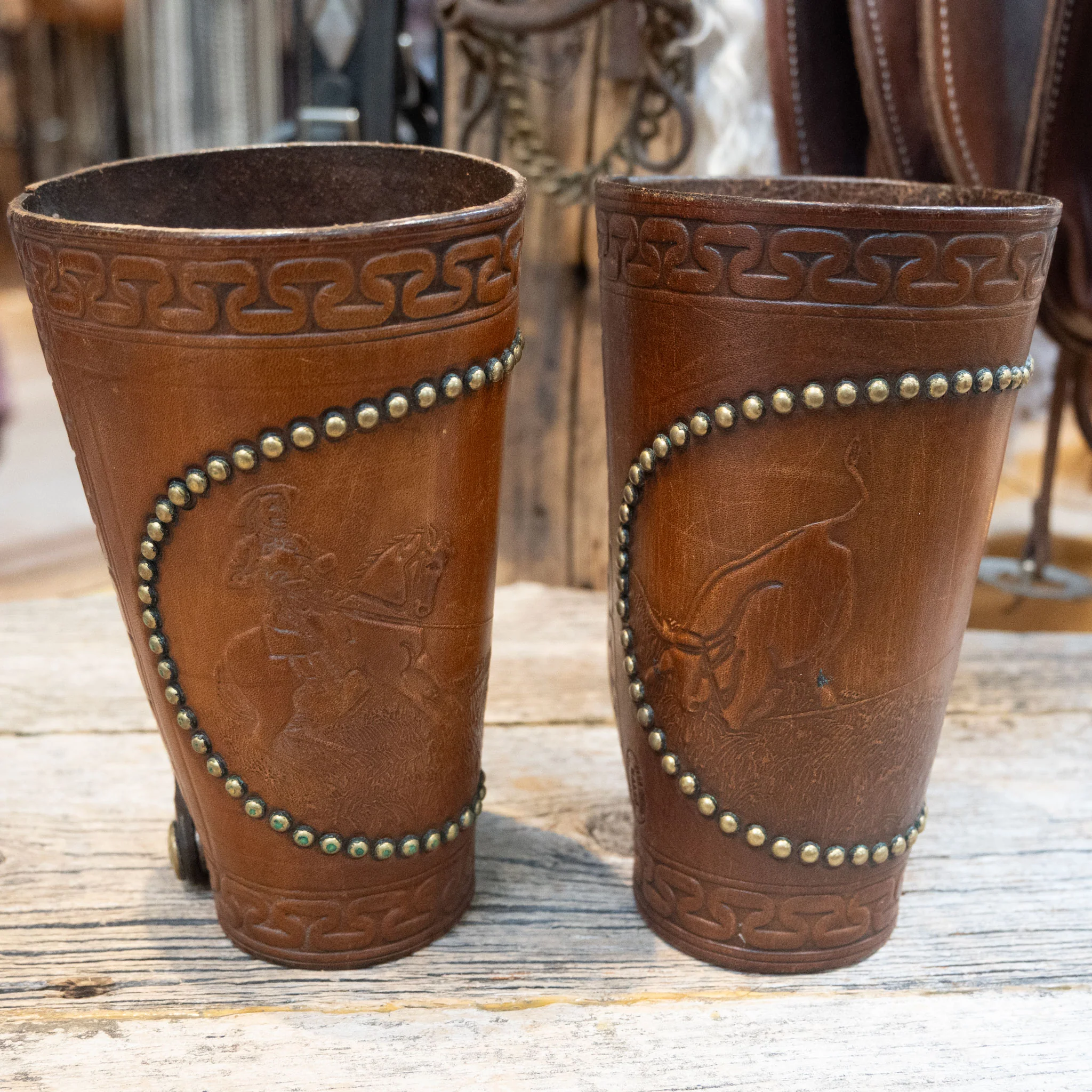John Clark Calf Roping Cowboy Cuffs - Image 3