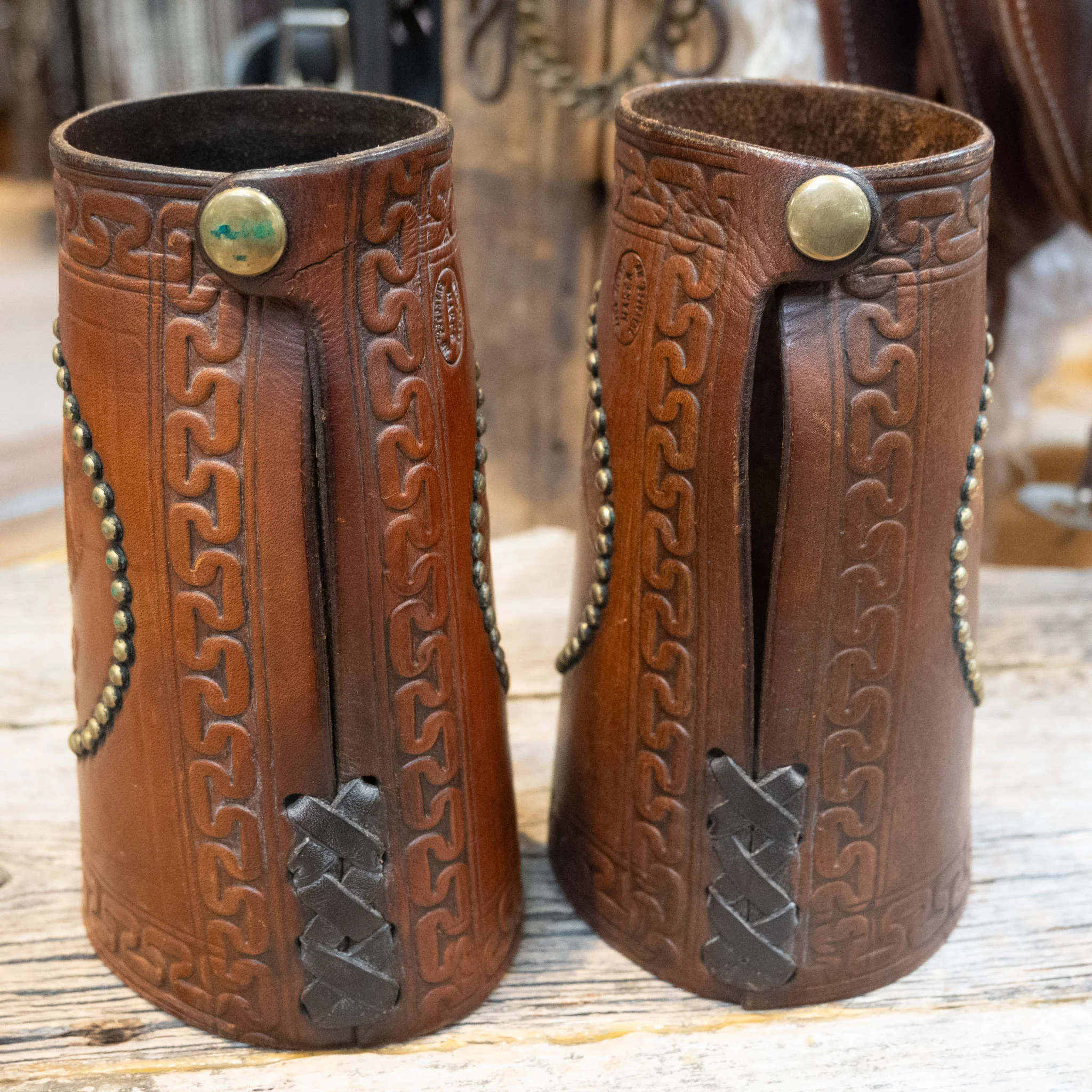 John Clark Calf Roping Cowboy Cuffs - Image 4
