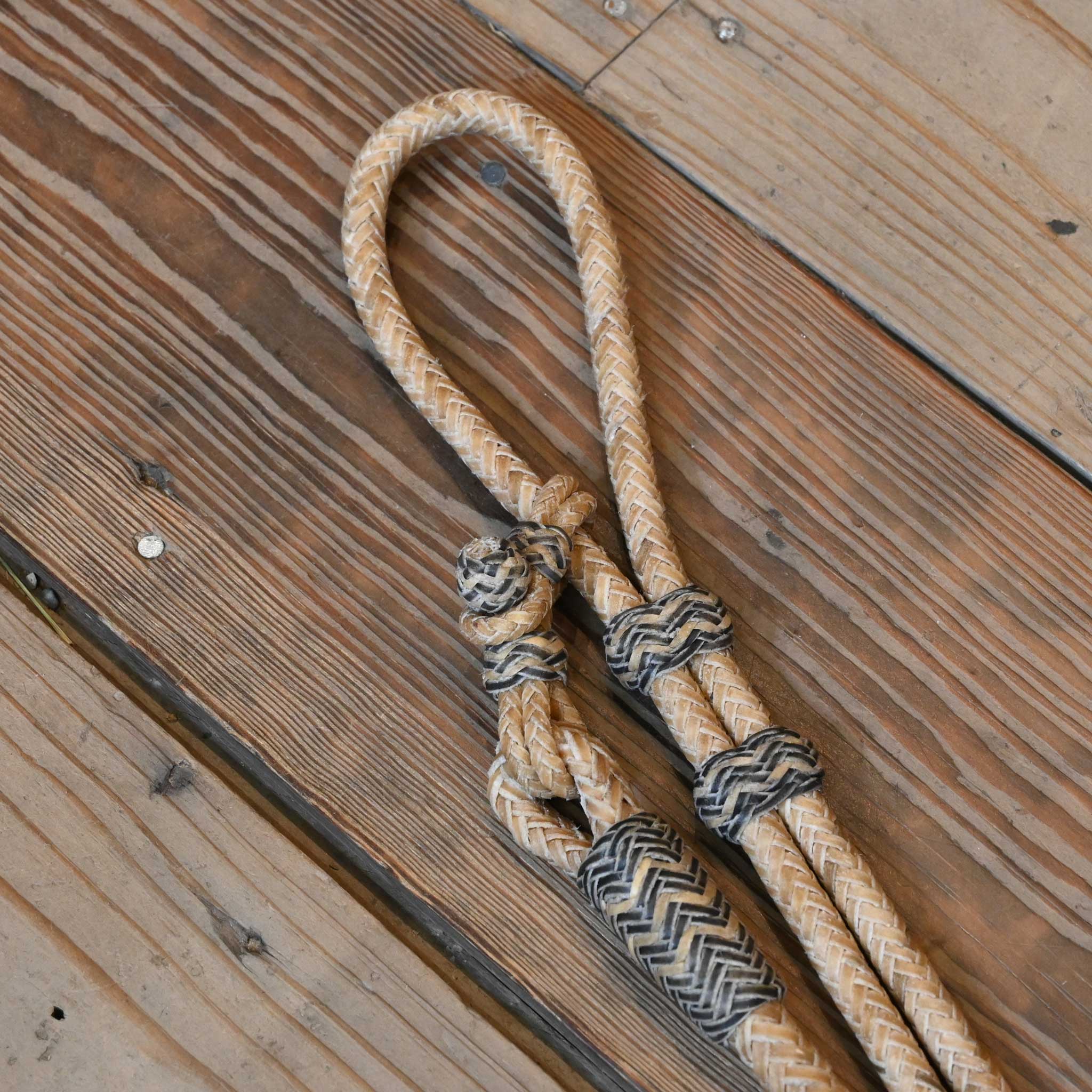 Jose Ortiz Handmade Rawhide Romel Reins - Image 4