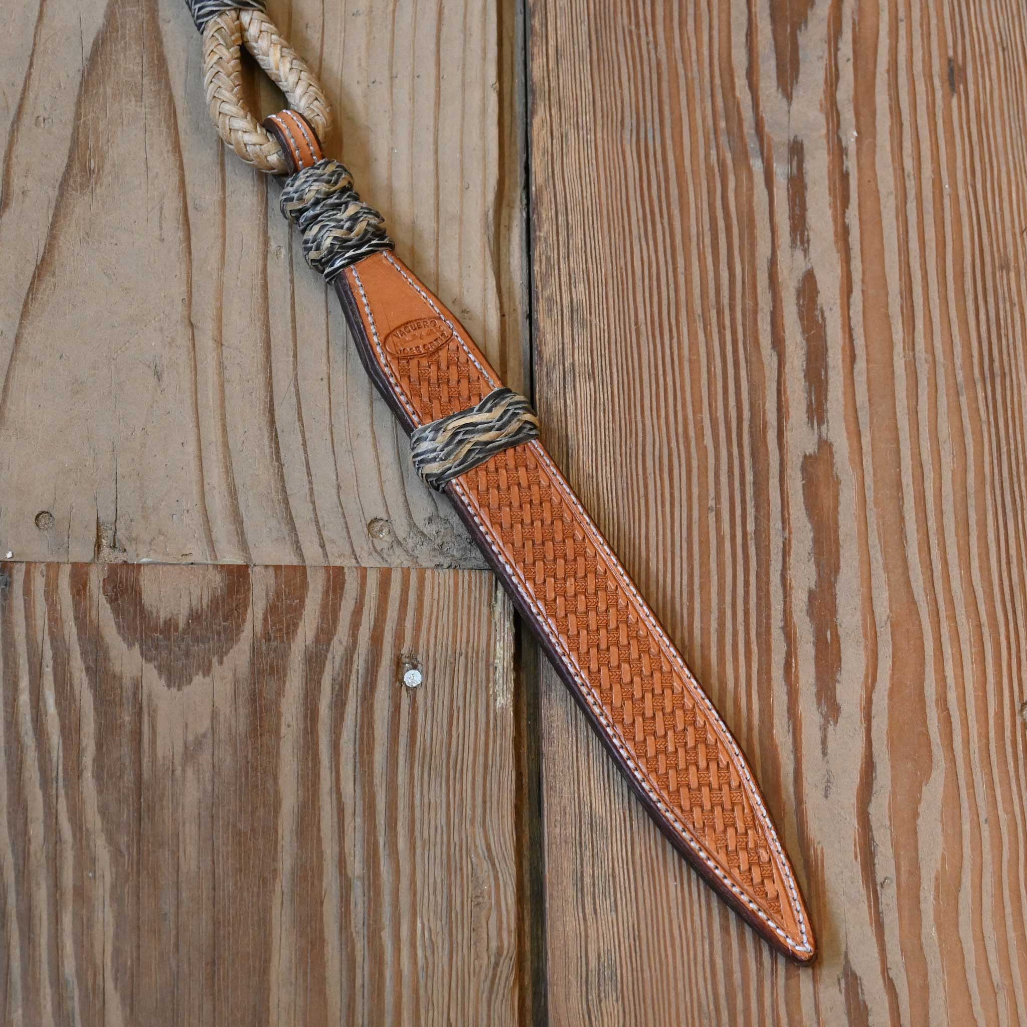 Jose Ortiz Handmade Rawhide Romel Reins - Image 3