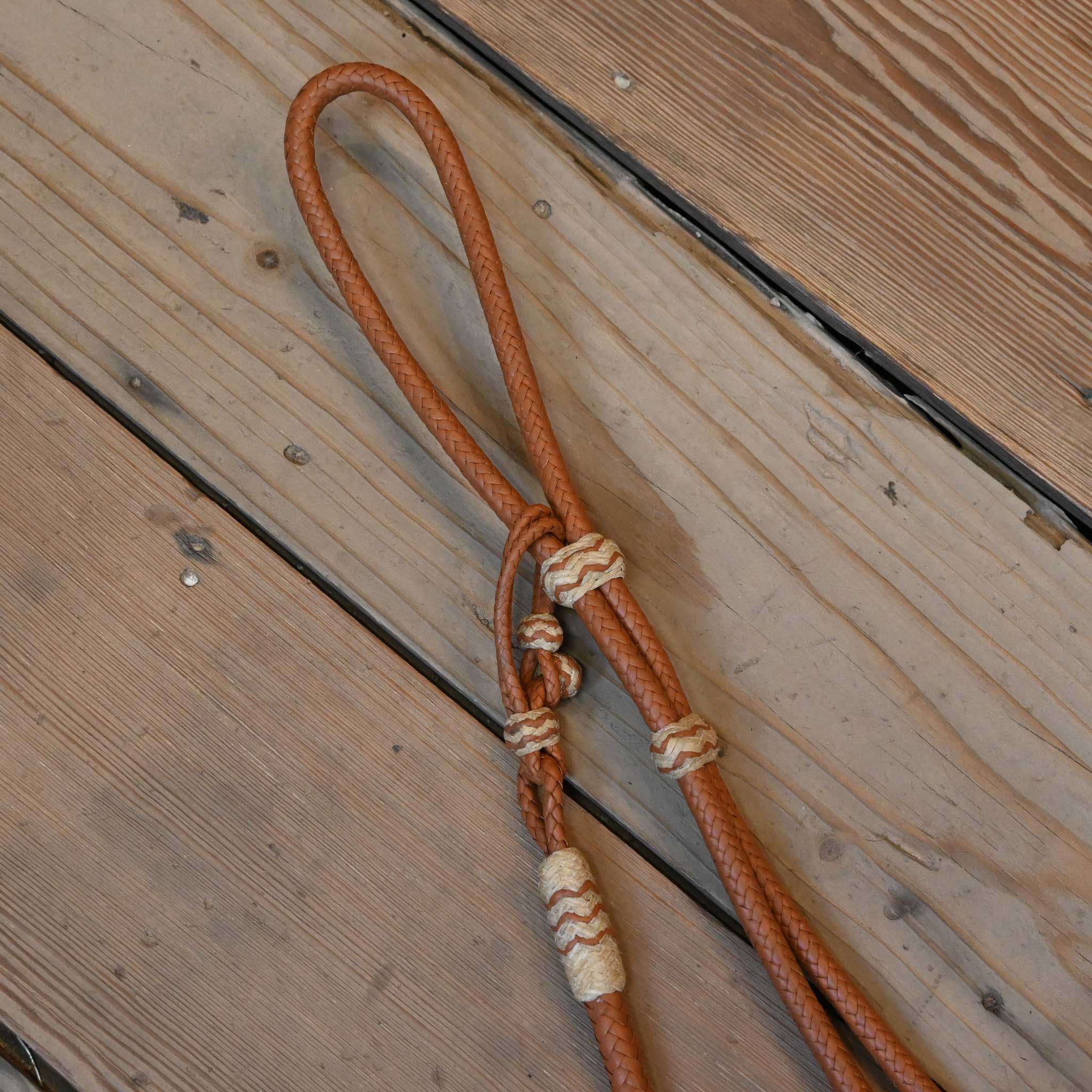 Jose Ortiz Handmade Rawhide Romel Reins - Image 4