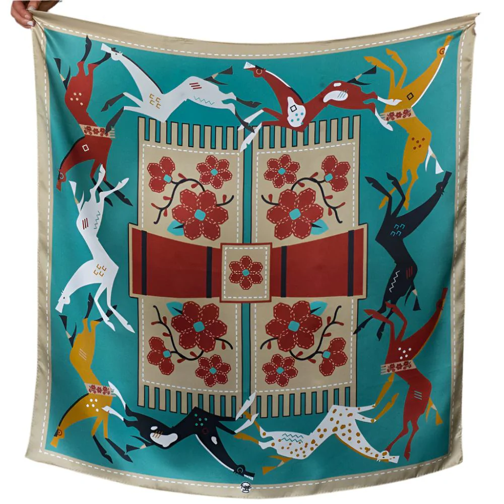 Fringe Scarves "Journey" Short Wild Rag