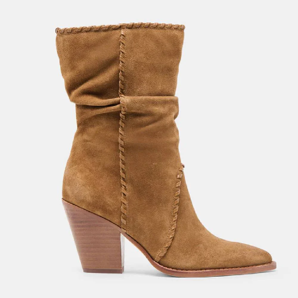 Dolce Vita Julith Boot - Light Brown Suede - FINAL SALE - Image 2