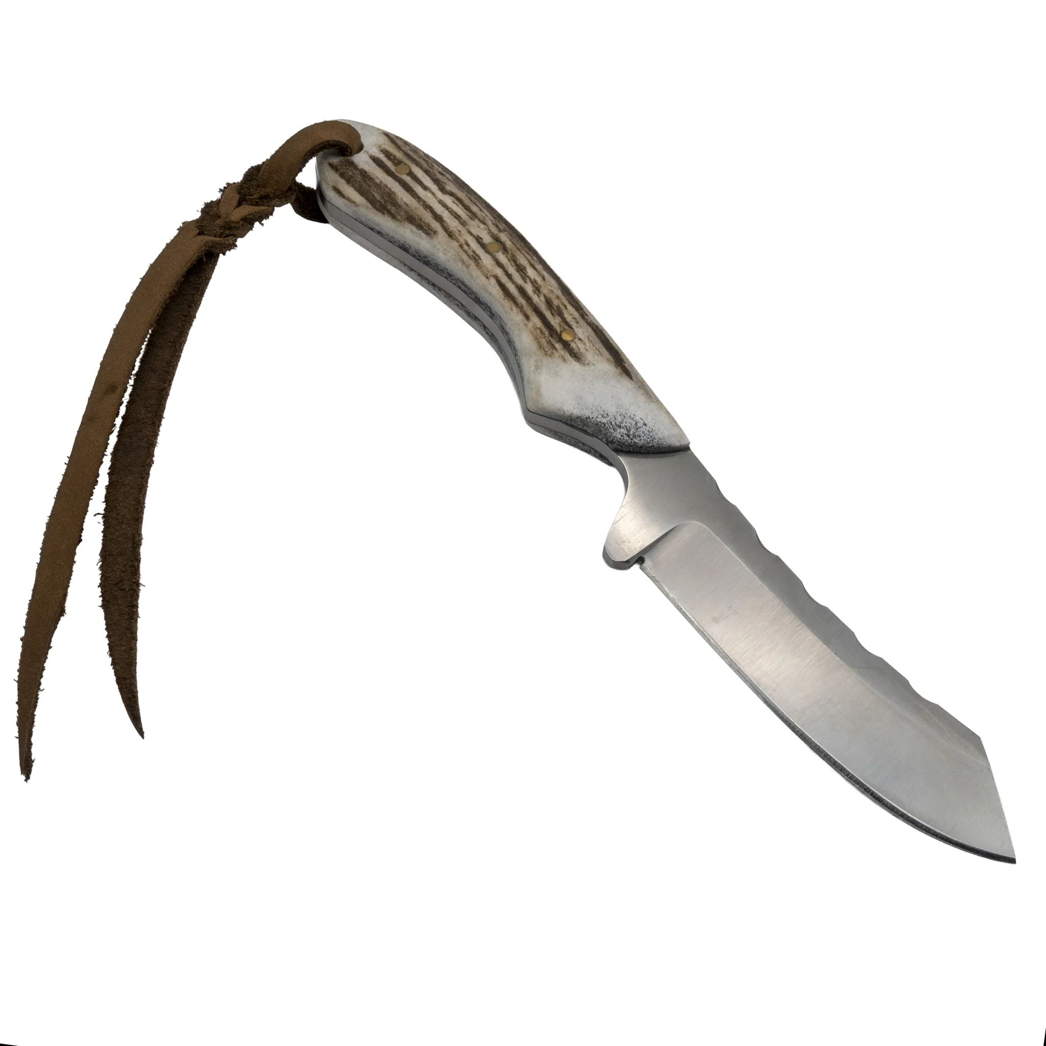 Justin Wiley Handmade Carbon Steel Jigged Camp Knife - Image 2
