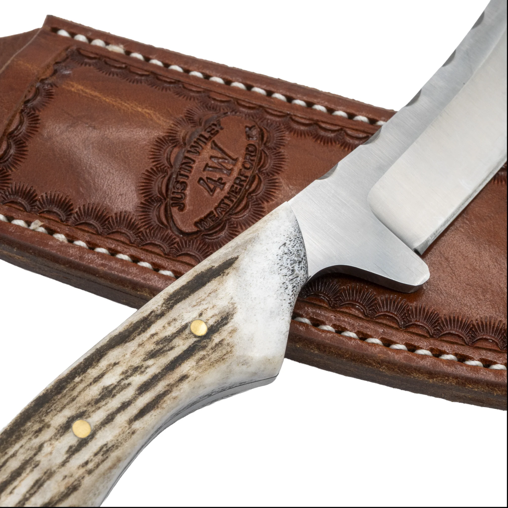 Justin Wiley Handmade Carbon Steel Jigged Camp Knife - Image 4