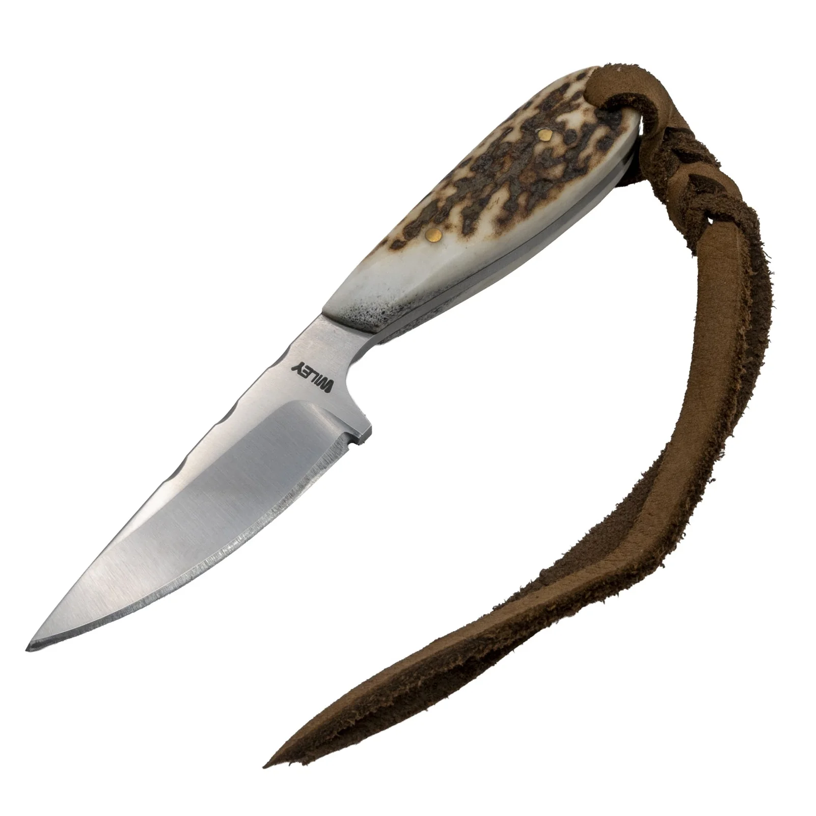 Justin Wiley Handmade Carbon Steel Jigged Handle Knife - Image 4