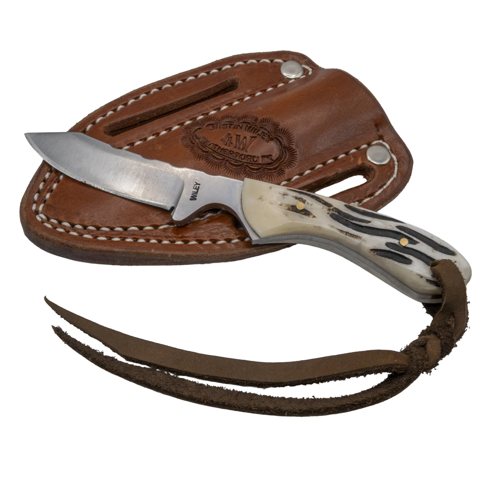 Justin Wiley Handmade Carbon Steel Skinner Knife - Image 5