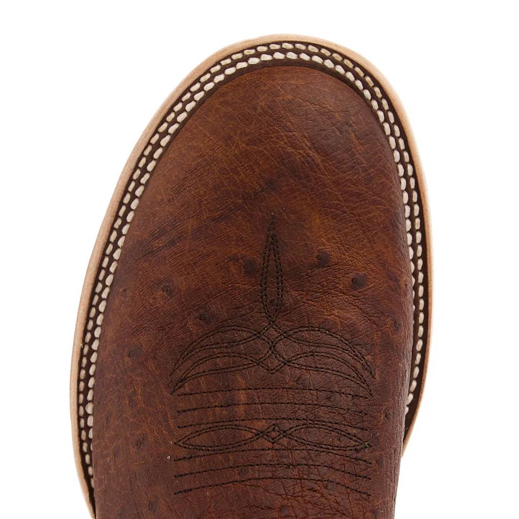 Horse Power Men's Round Toe Kango Tabacco Smooth Ostrich Western Boot - Image 2