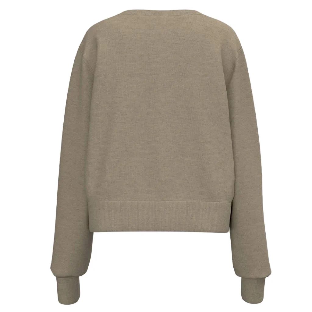 Hooey Women's Kate Simply Taupe Tan Crop Pullover - Image 2
