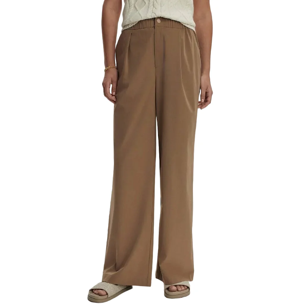 Kayson Wide Leg Taupe Stone Pant