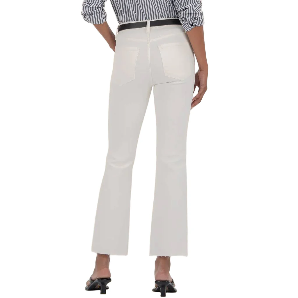 Kut Kelsey High Rise Ankle Flare Raw Hem Jean - Image 2