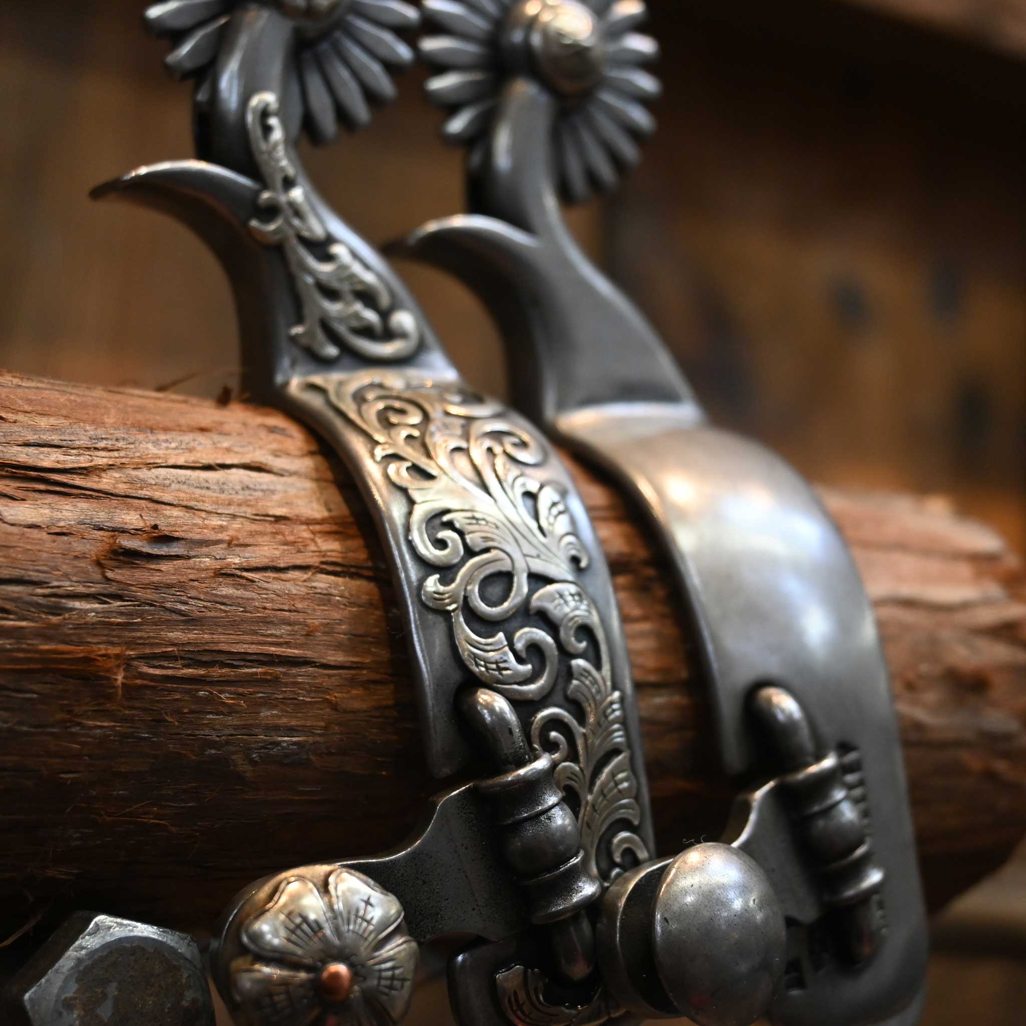 Kerry Kelley Women's #85 Silver Mounted Spurs - Image 2
