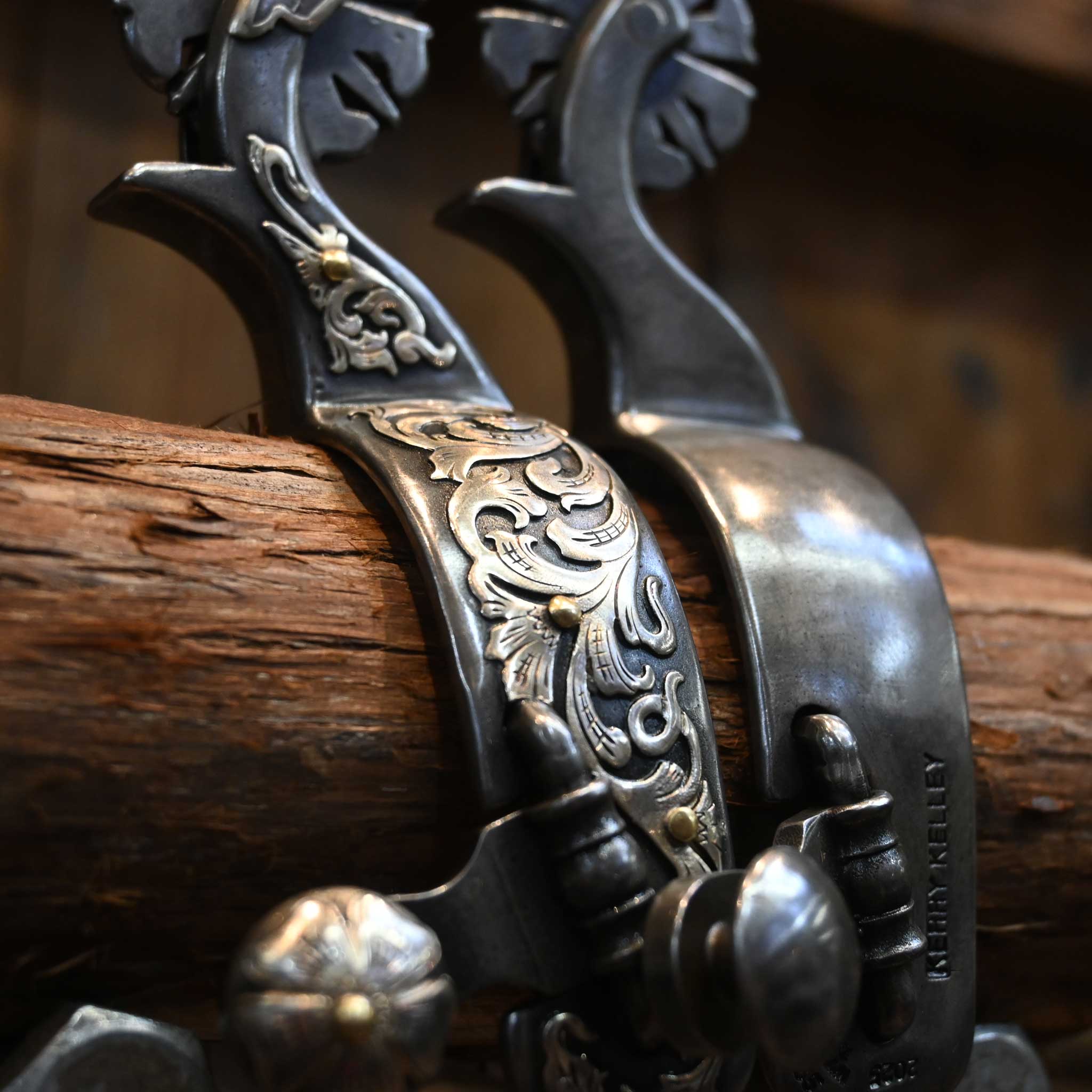 Kerry Kelley Women's #85 Silver Mounted Spurs - Image 2