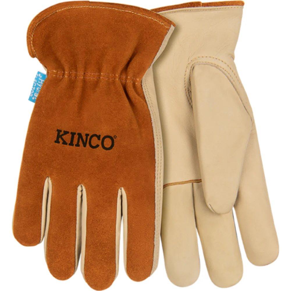 Kinco Water-Resistant Premium Grain & Suede Cowhide Driver