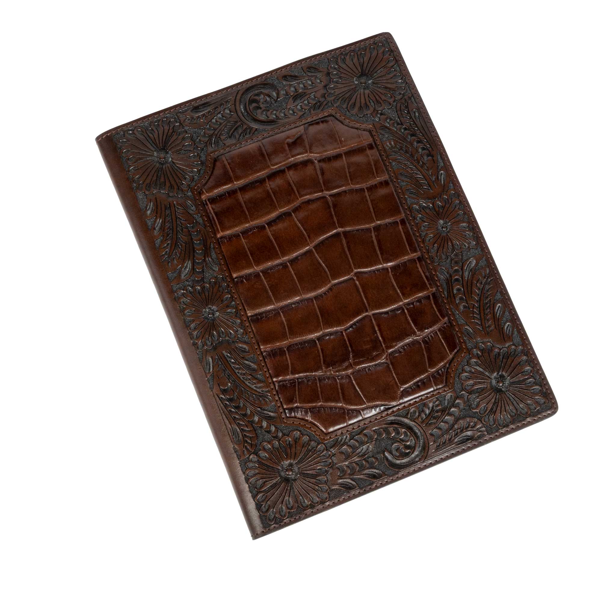 King Ranch Crocodile Notepad Holder