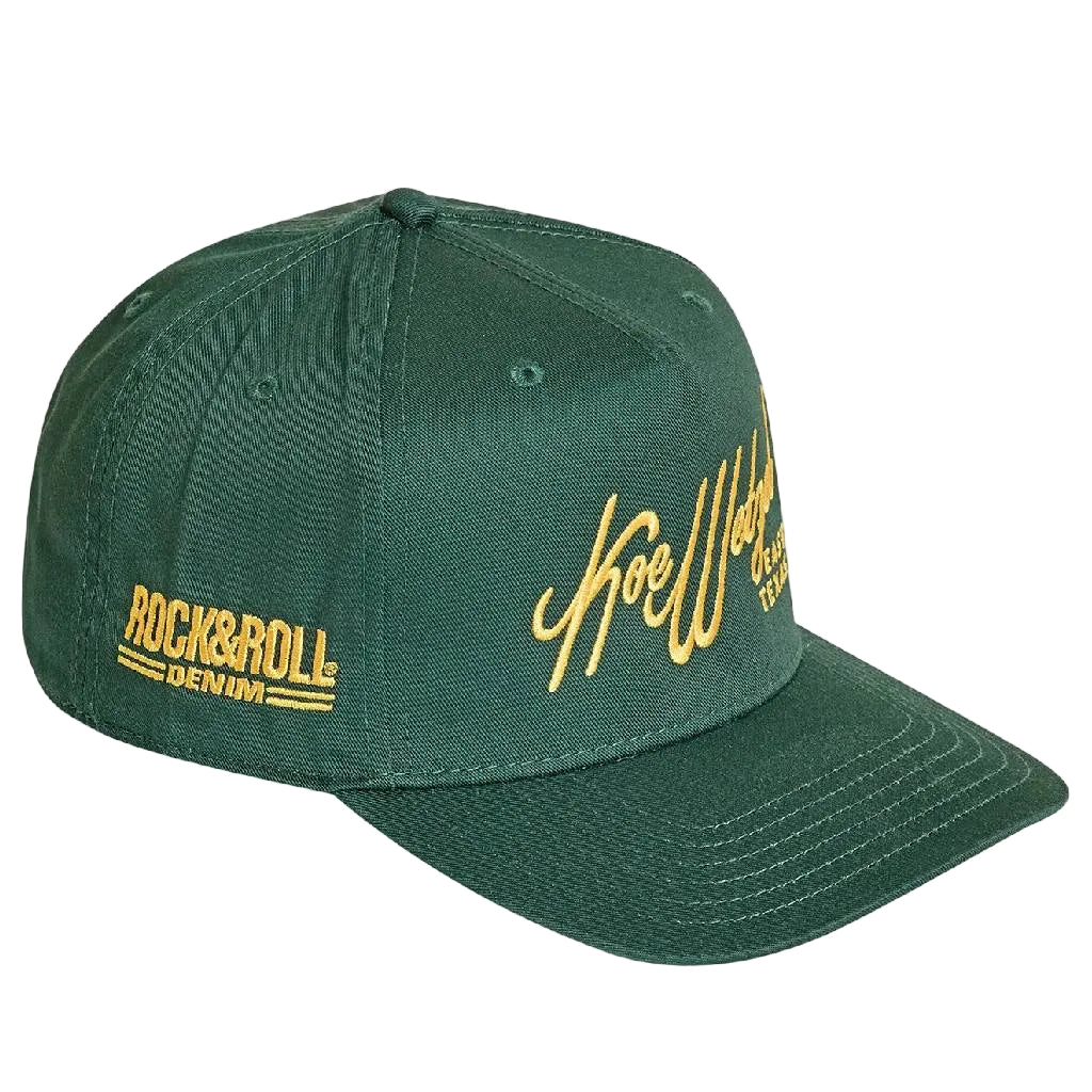 Rock & Roll Denim Koe Wetzel X RRD Cap - Hunter Green - Image 2