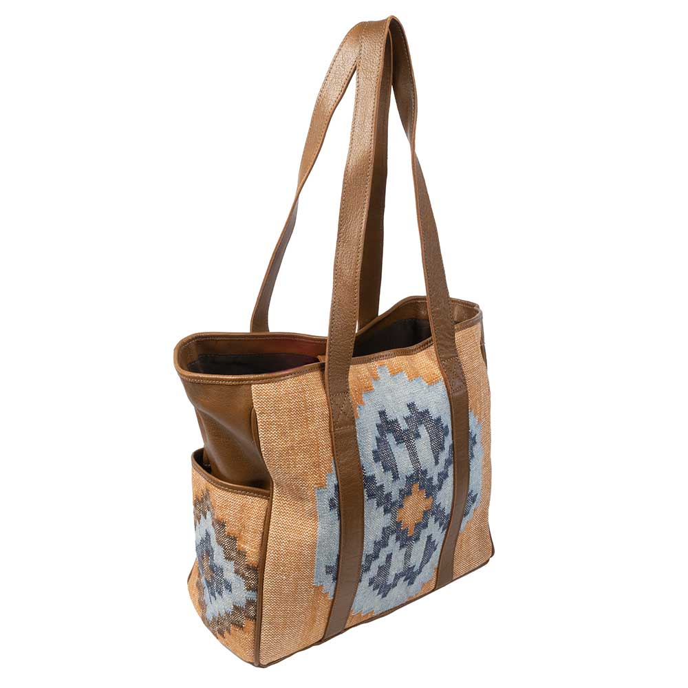 Scout Leather Co. Laramie Aztec Woven Tote - FINAL SALE - Image 2