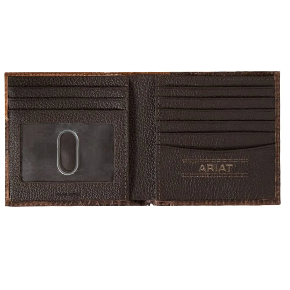 Ariat Floral Croc Bi-Fold Wallet - Image 2