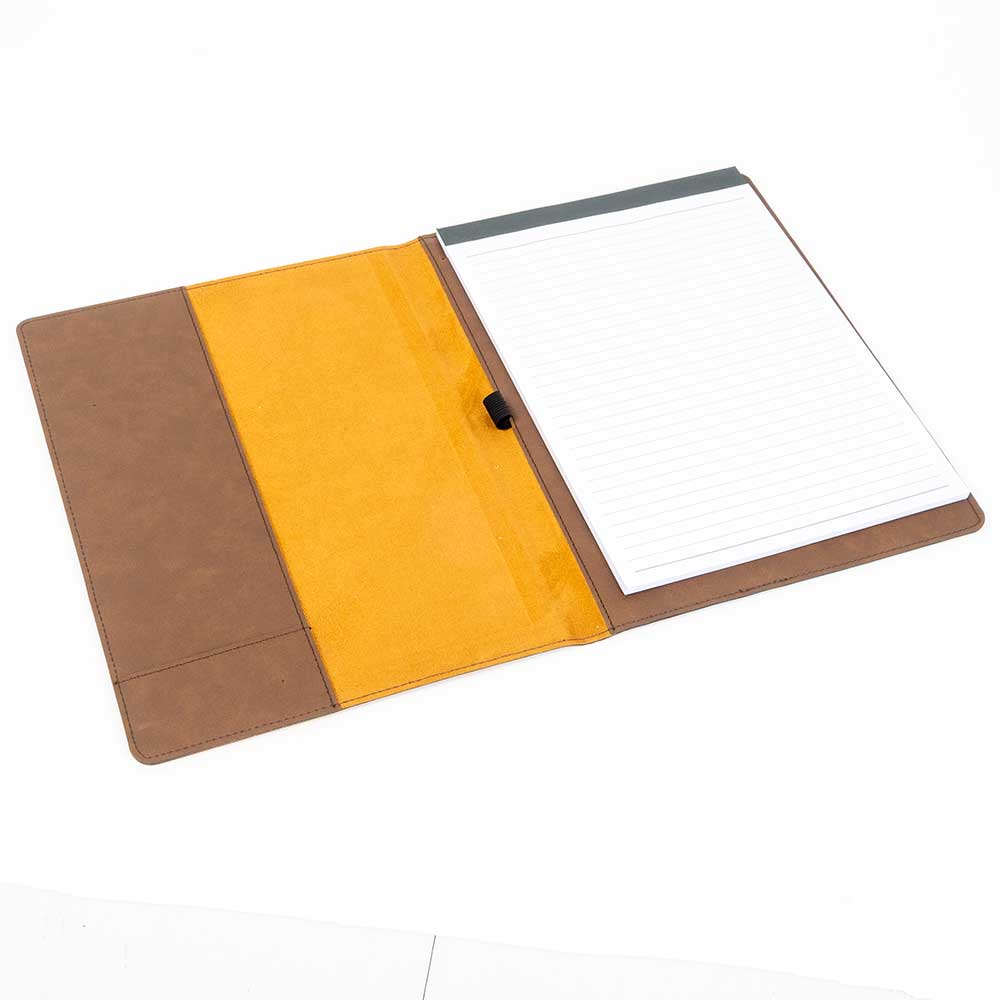 Engravable Leather Notepad Holder - Image 3