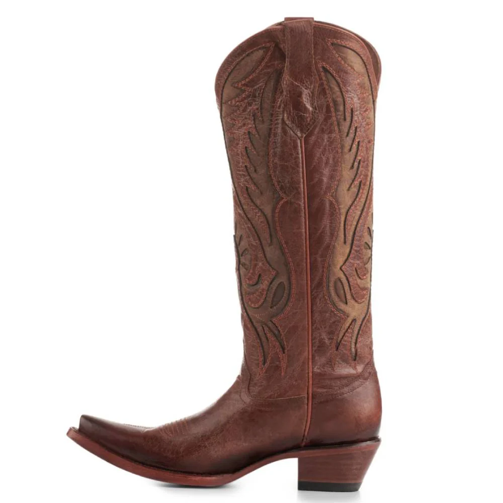 Circle G Bronze Embroidery Tall Boot - Image 2