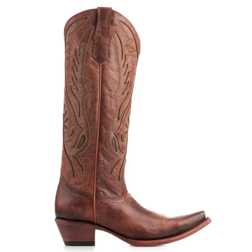 Circle G Bronze Embroidery Tall Boot - Image 4