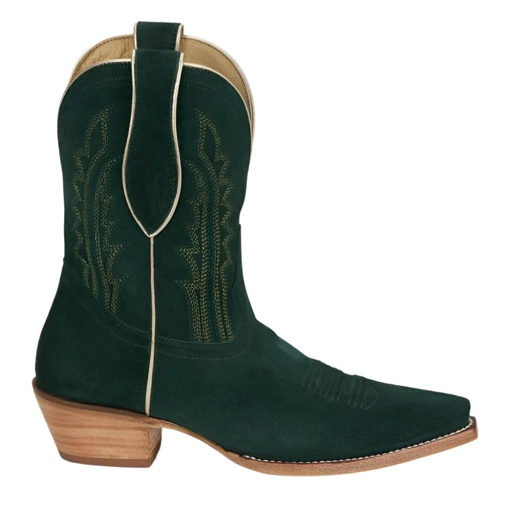Tony Lama Women's Lea Emerald Suede Boot - Image 4
