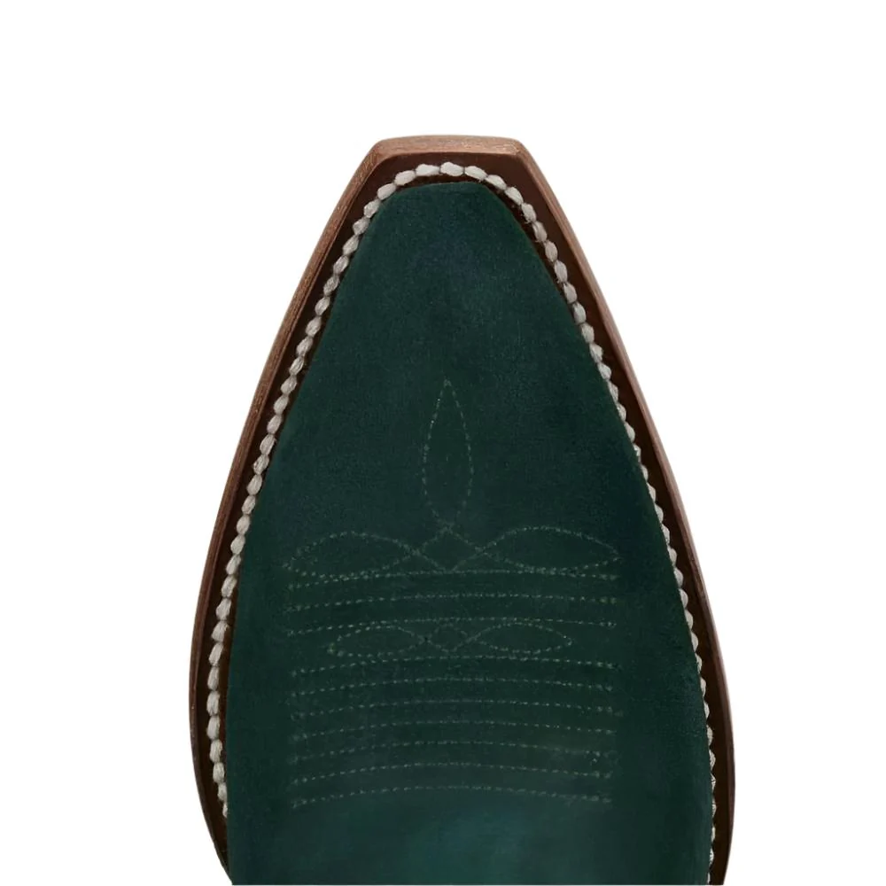 Tony Lama Women's Lea Emerald Suede Boot - Image 5