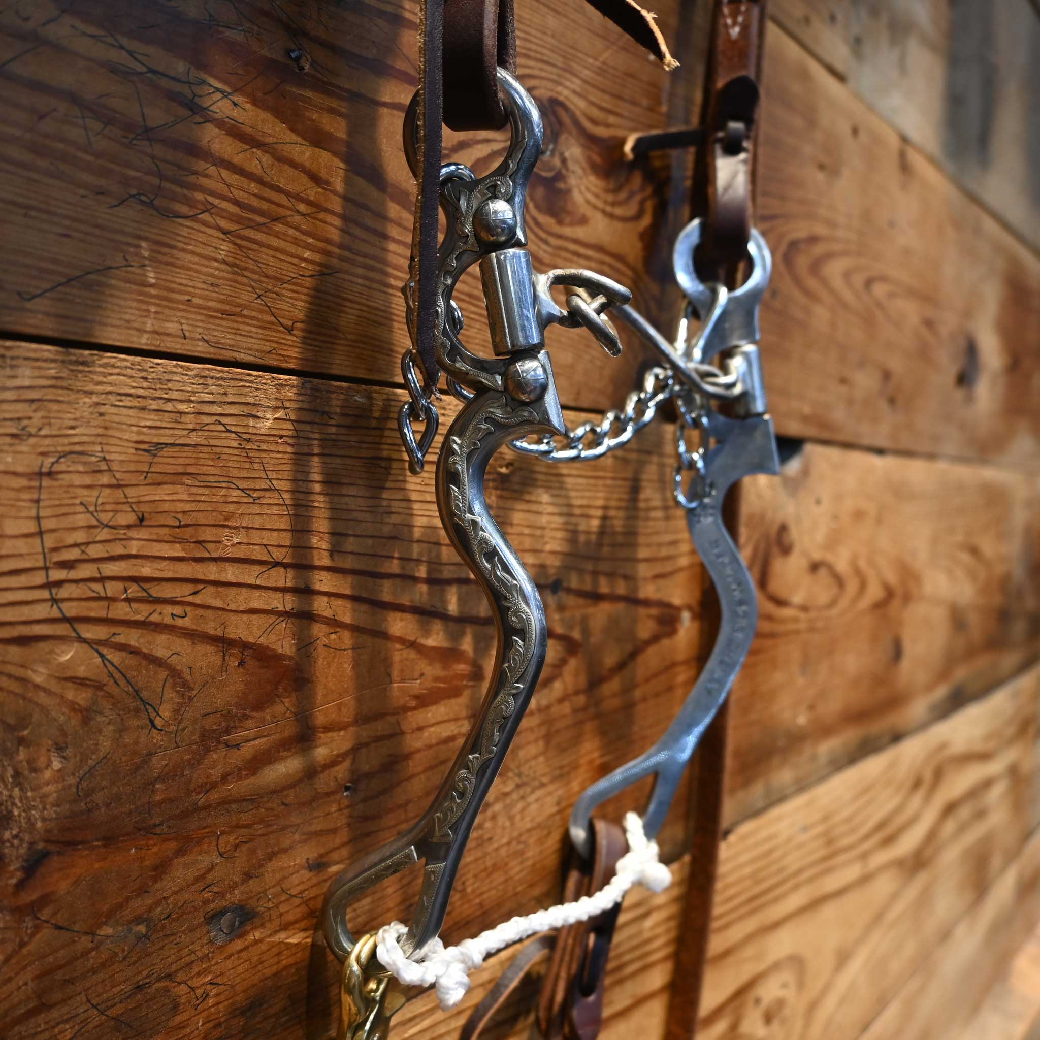 Les Vogt Ported Chain Bridle Rig w/ Single Ear Headstall