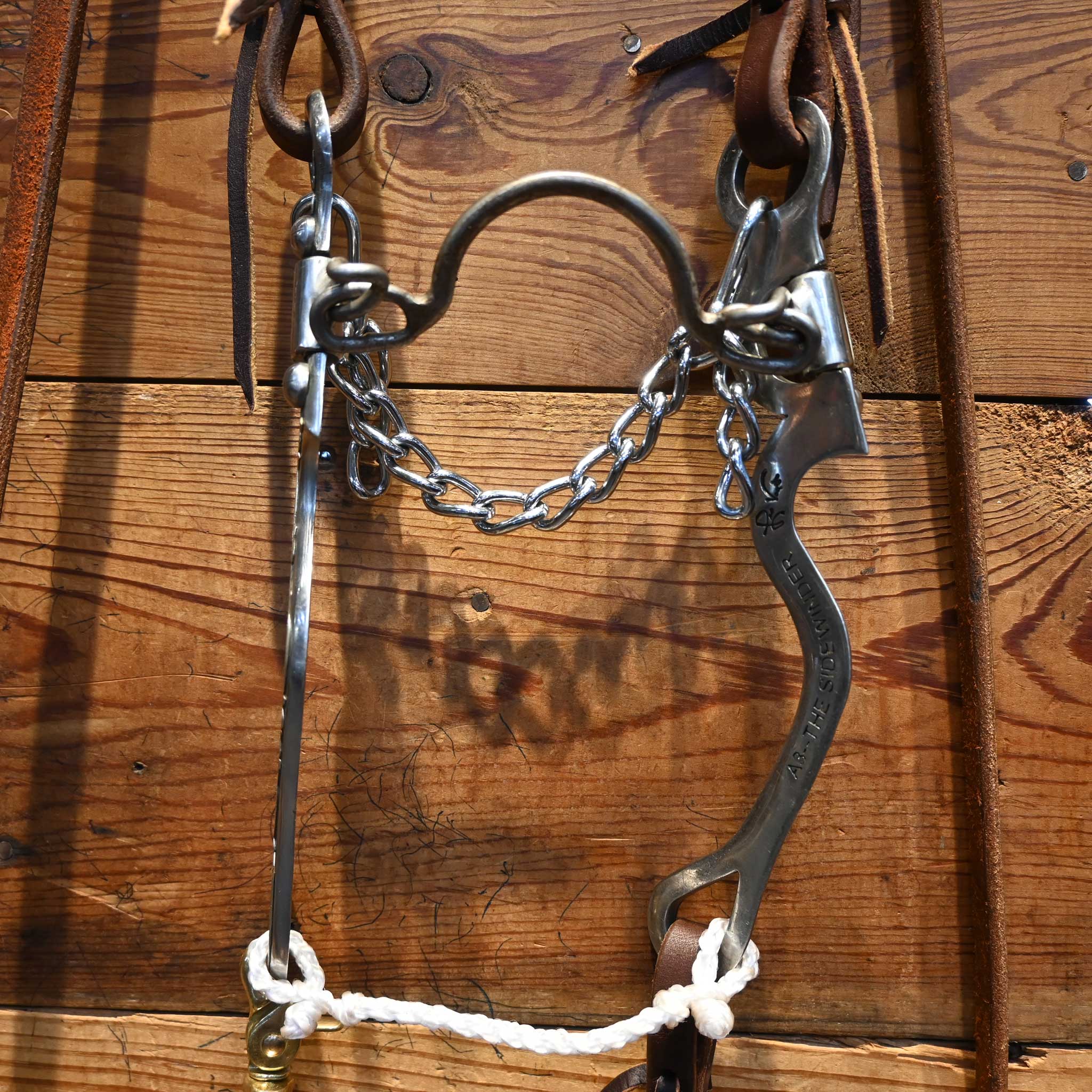 Les Vogt Ported Chain Bridle Rig w/ Single Ear Headstall - Image 2