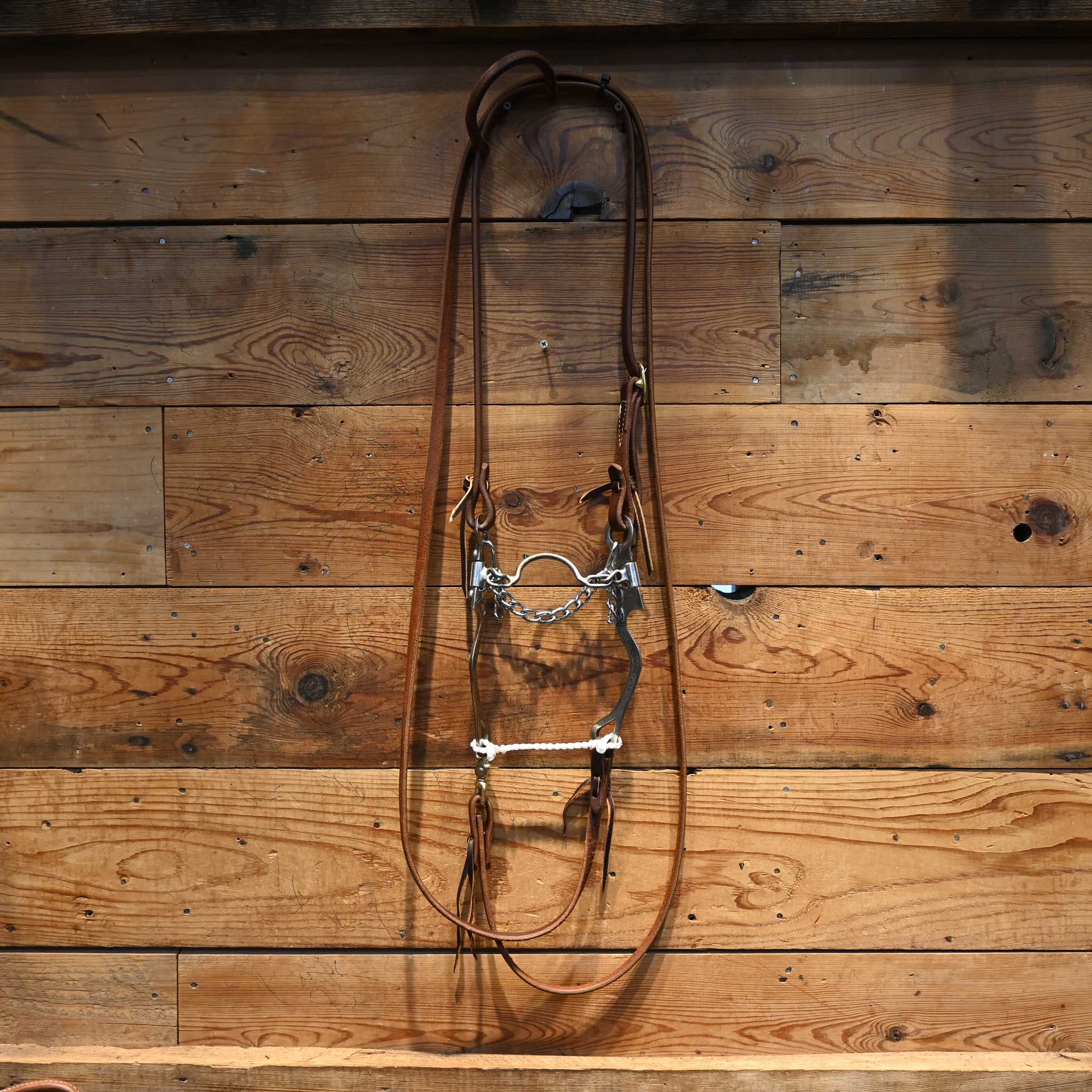 Les Vogt Ported Chain Bridle Rig w/ Single Ear Headstall - Image 4