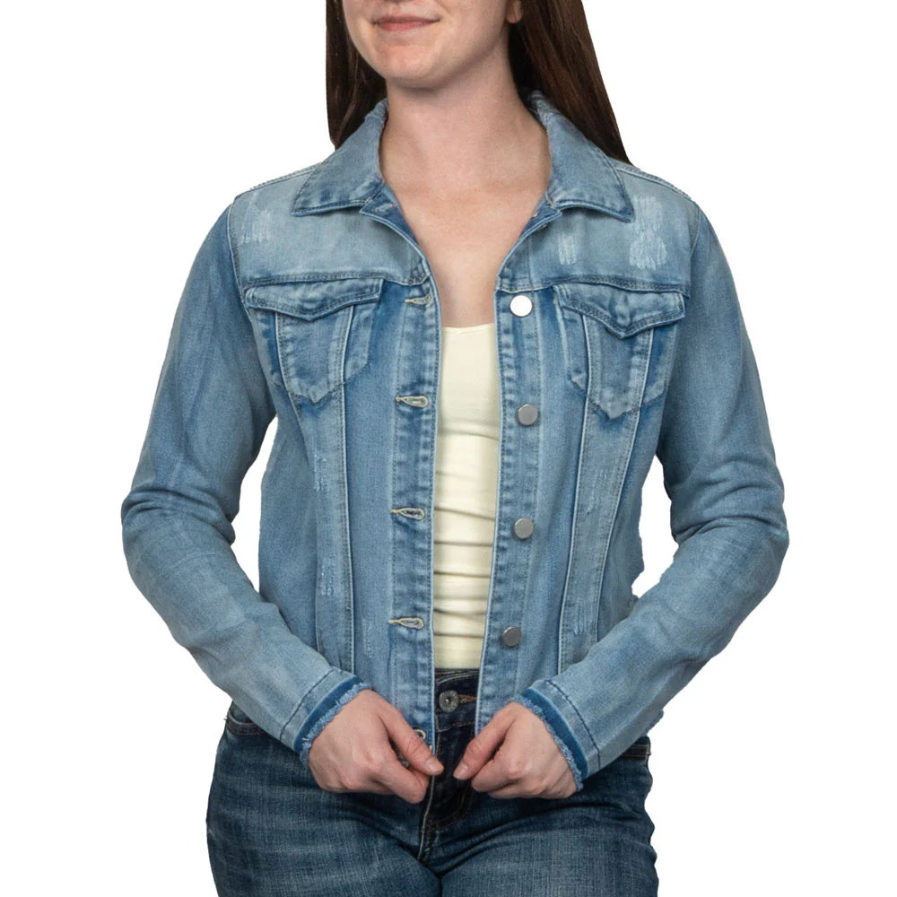 Stacy Bradley Light Denim Designer Horse Jacket - FINAL SALE - Image 2