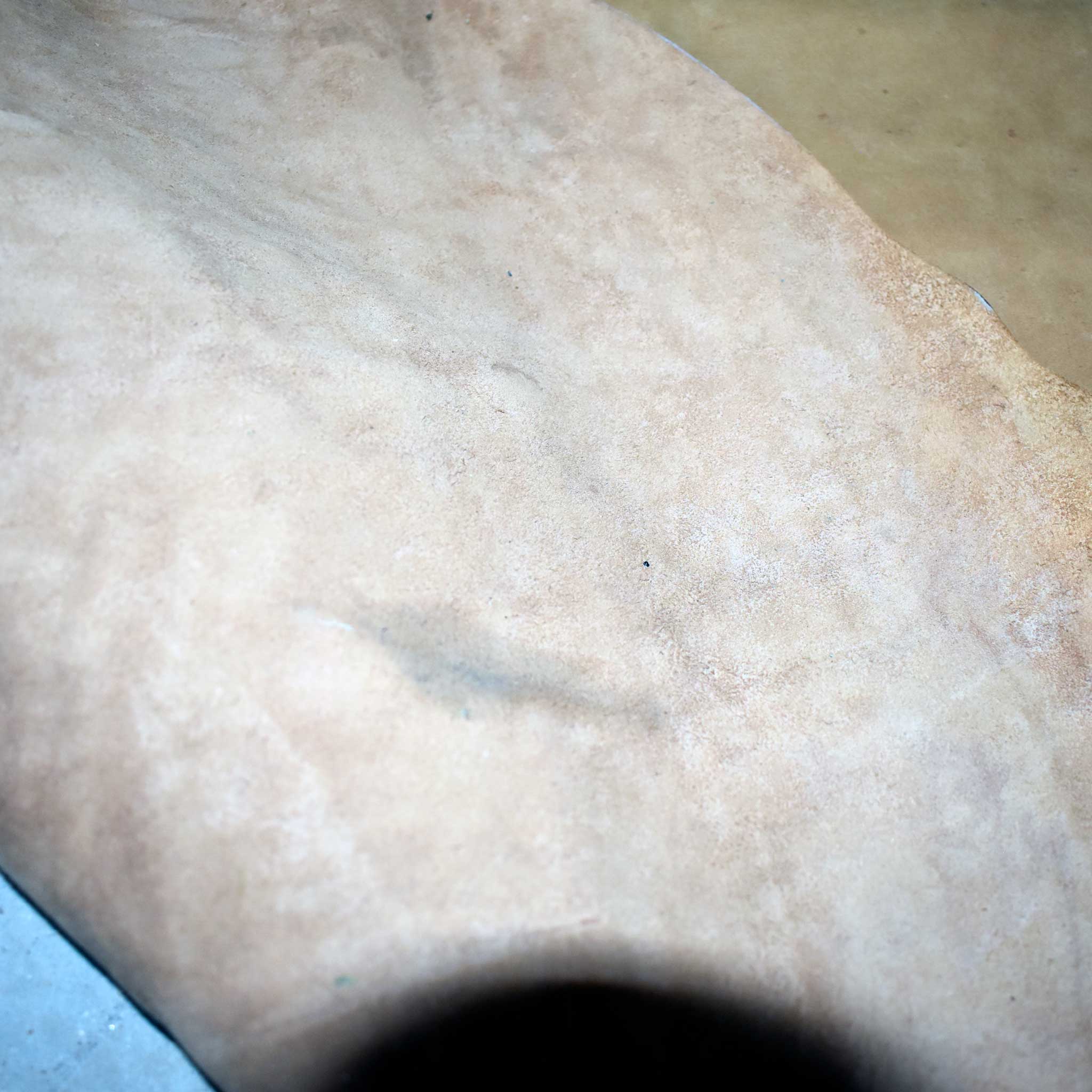 NEW Light Brown Buffed Leather Hide - Image 3