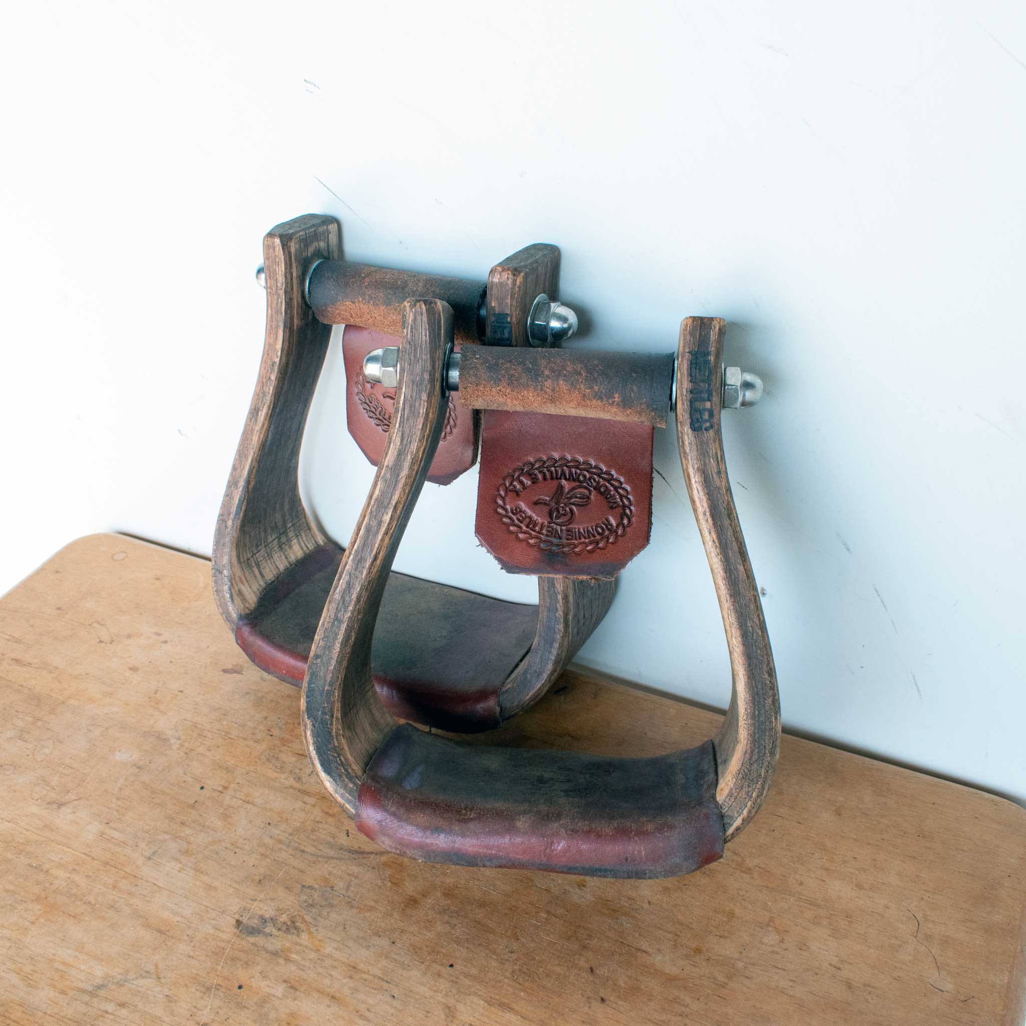Used Nettles Wooden Stirrups - Image 2