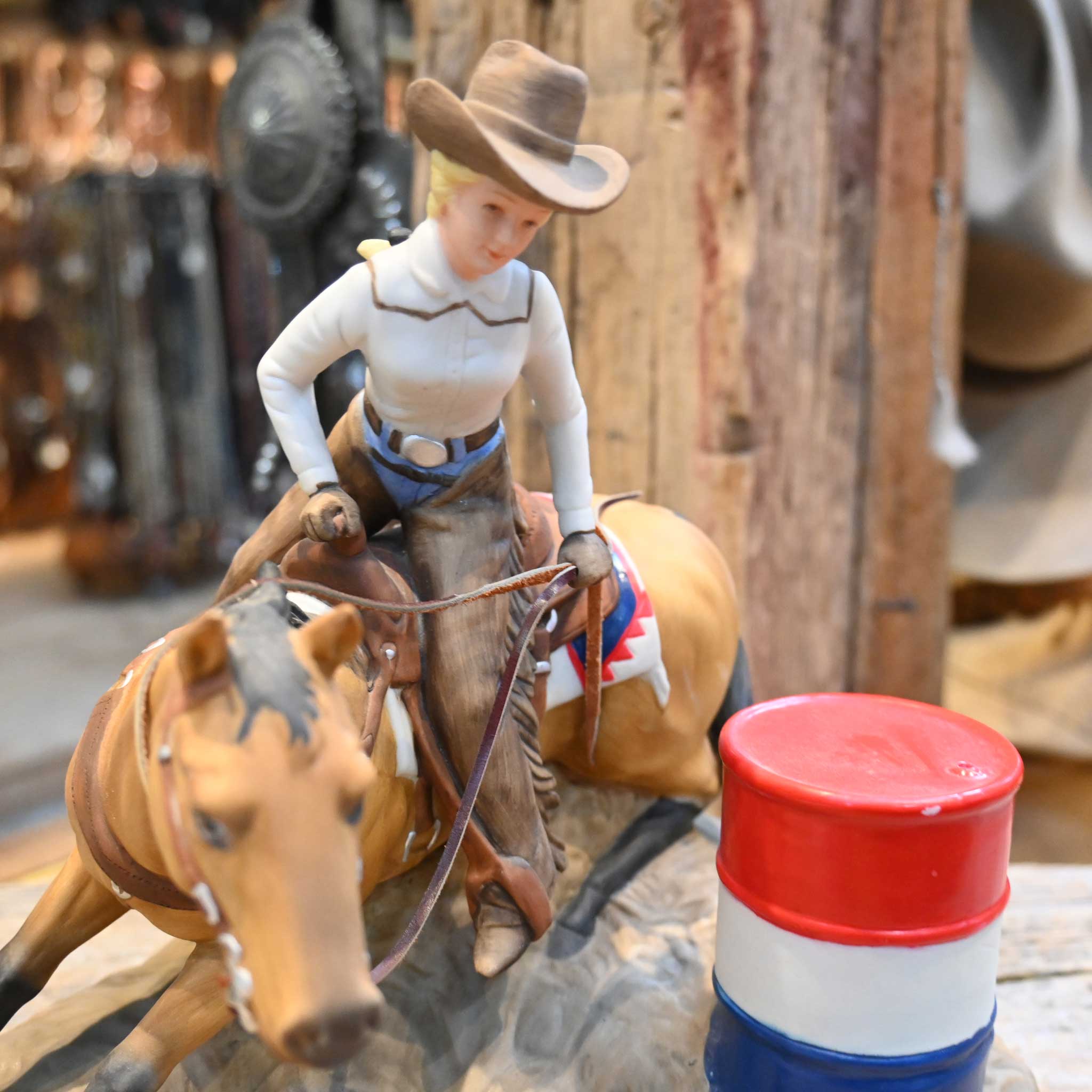 Limited Edition 1981 "Barrel Racer" Whiskey Decanter by Ski Country - Image 2