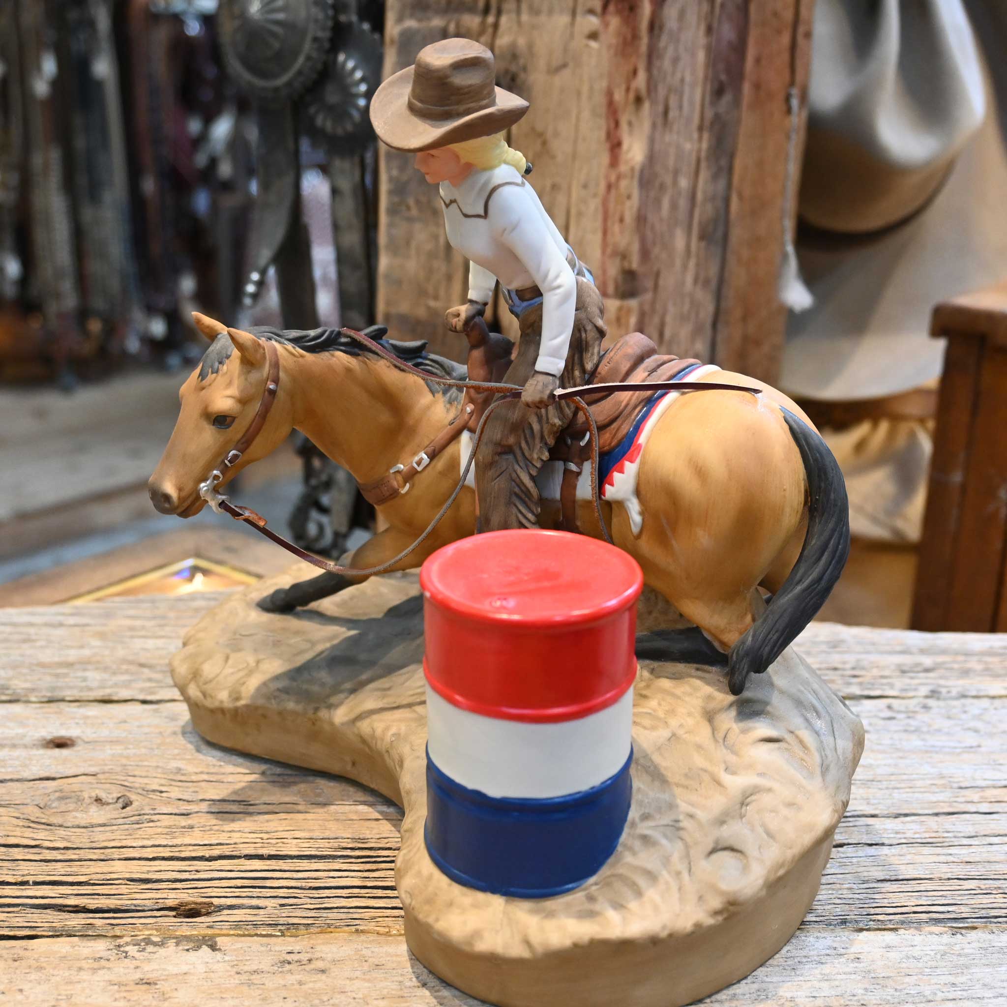 Limited Edition 1981 "Barrel Racer" Whiskey Decanter by Ski Country - Image 3