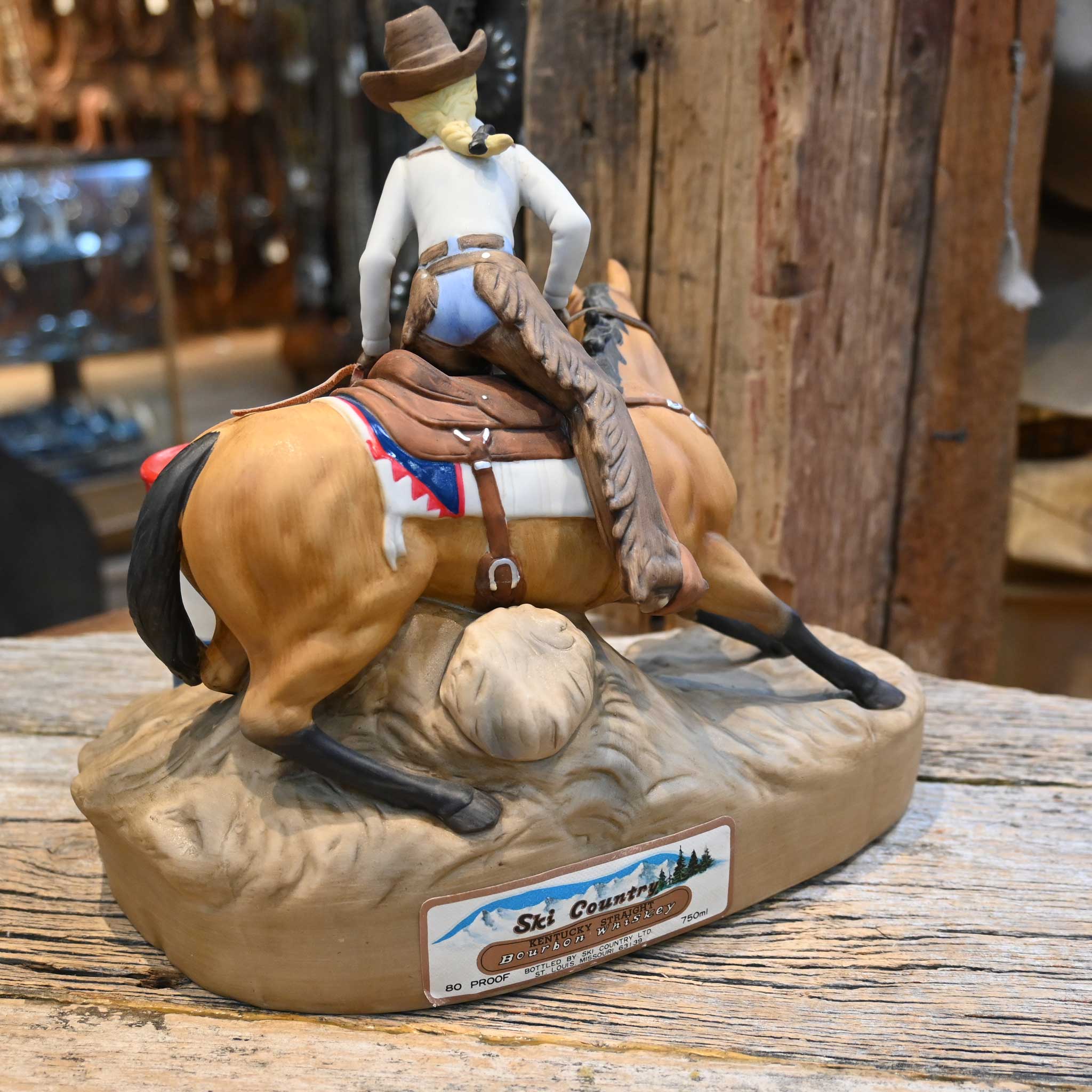 Limited Edition 1981 "Barrel Racer" Whiskey Decanter by Ski Country - Image 4