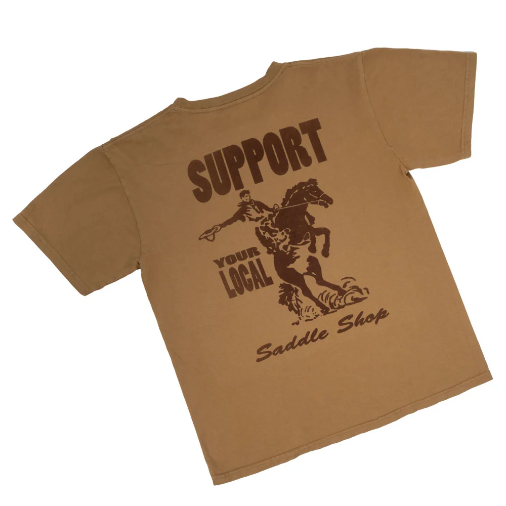 Teskey's Local Saddle Shop Tee - Cider - Image 3
