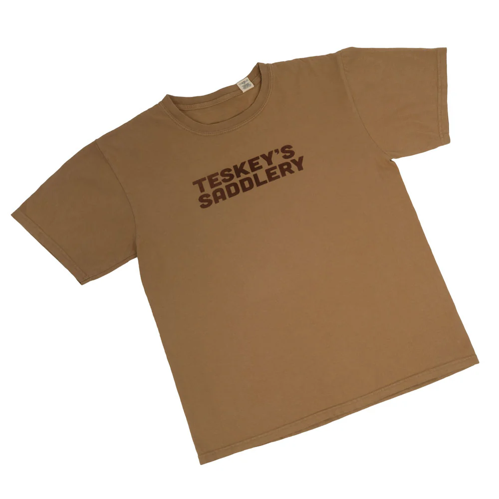 Teskey's Local Saddle Shop Tee - Cider - Image 4