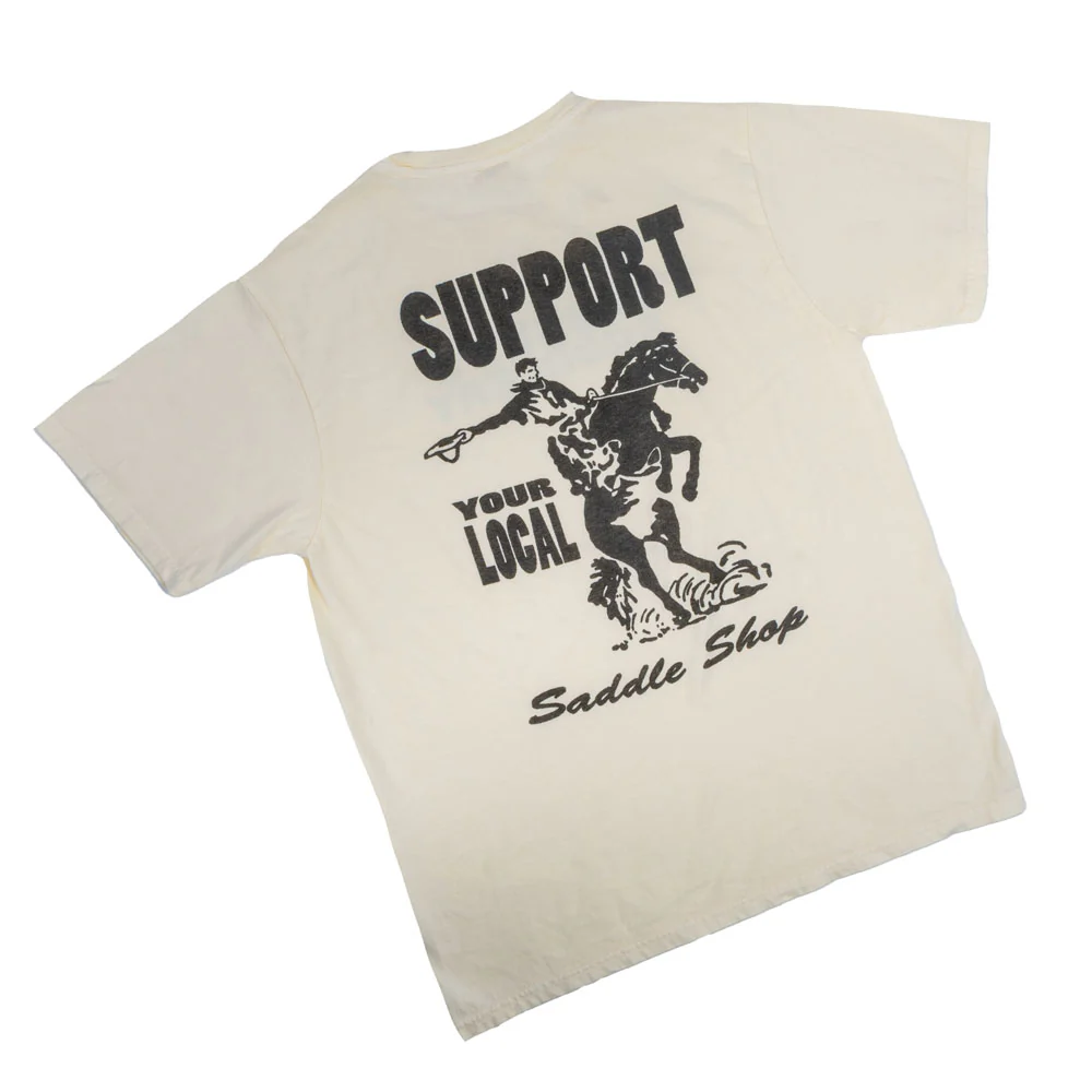 Teskey's Local Saddle Shop Tee - Ivory - Image 3