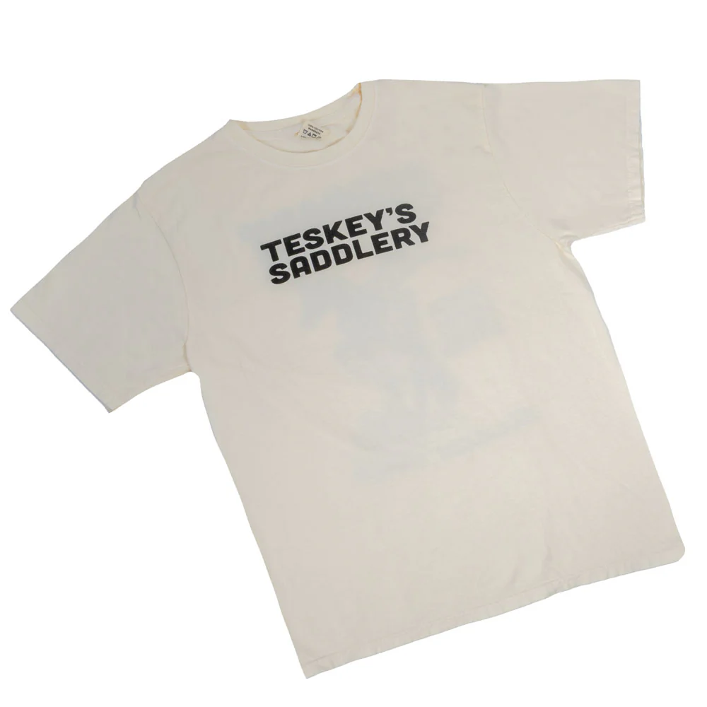 Teskey's Local Saddle Shop Tee - Ivory - Image 4