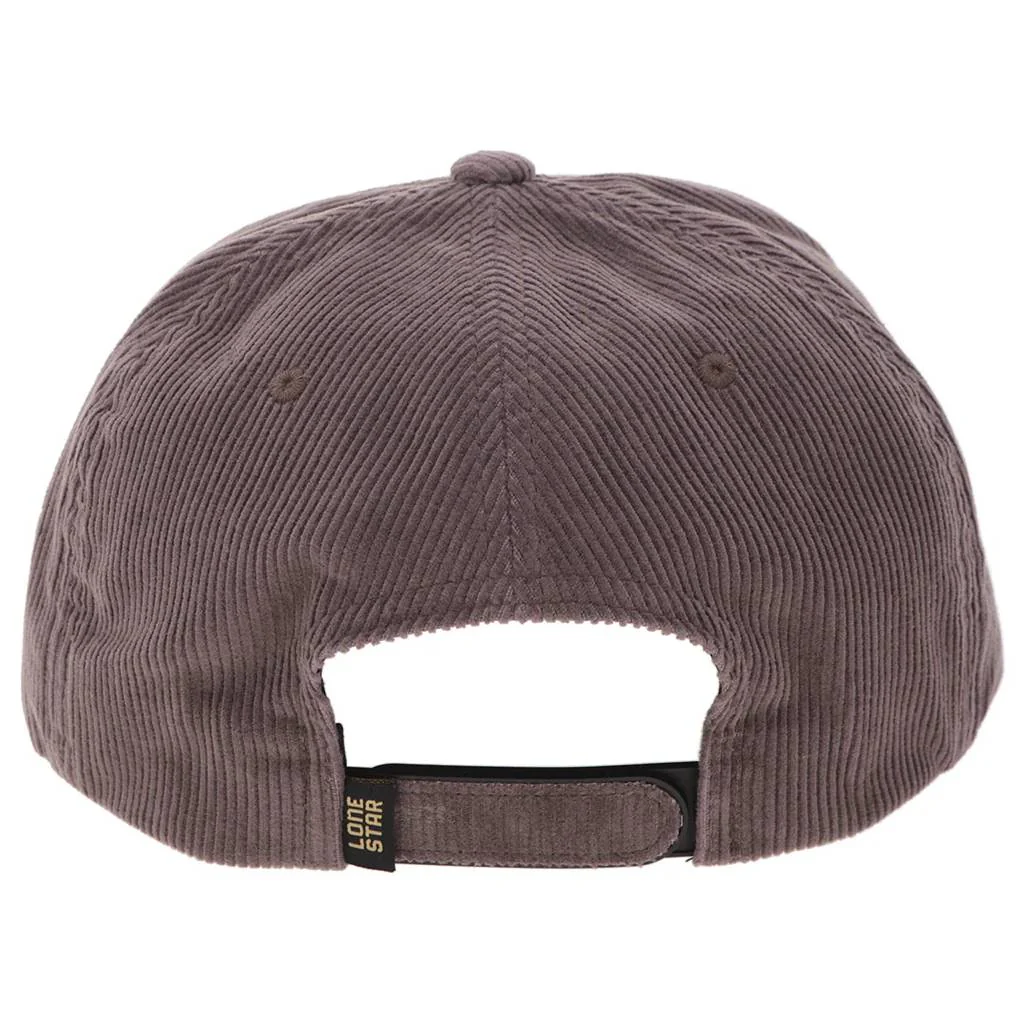 Hooey Lone Star Grey Corduroy Trucker Cap - Image 2