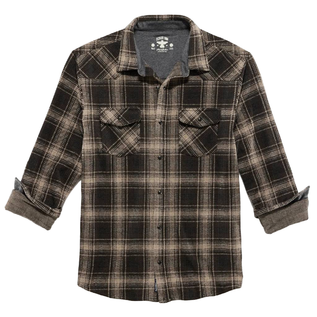 Flag & Anthem Men's Loredo Hero Knit Snap Flannel Shirt - FINAL SALE