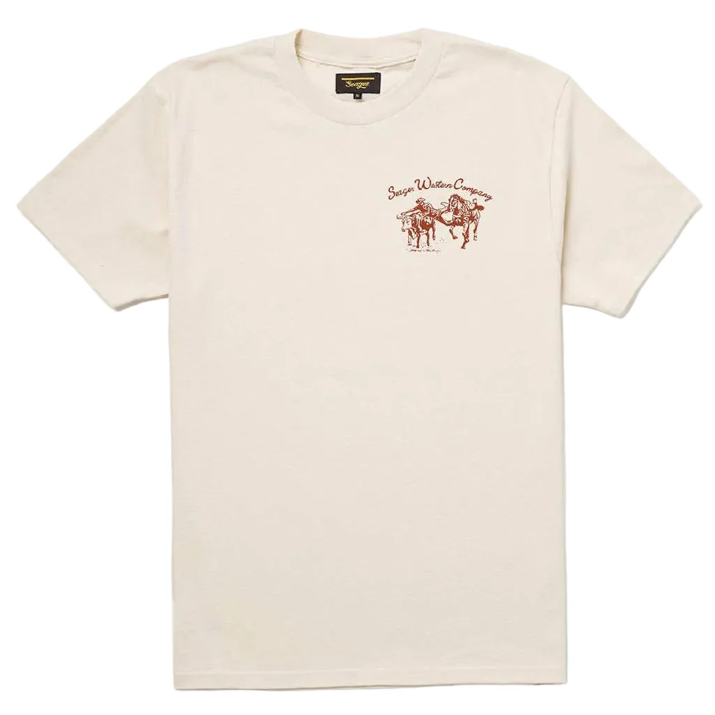 Seager Los Rios Vintage White Tee - Image 2