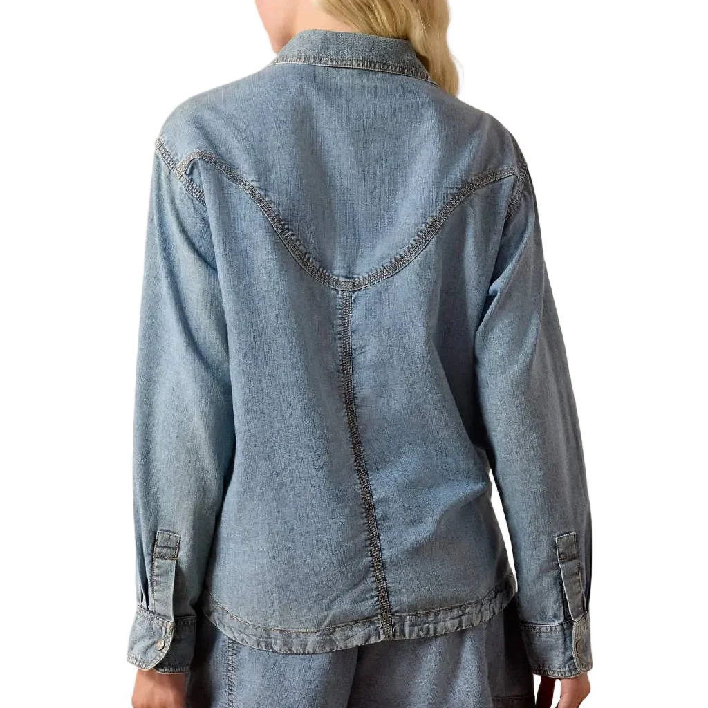 Ariat Women's Bonfire Denim Shirt Jacket - Image 2
