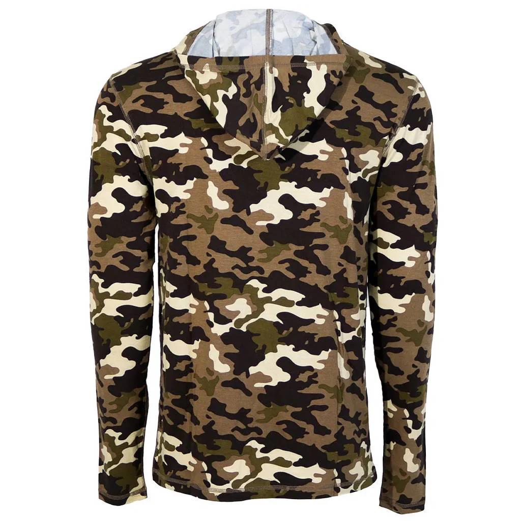 Hooey Men's Hooded Captain Camo Bamboo Shirt - Image 2