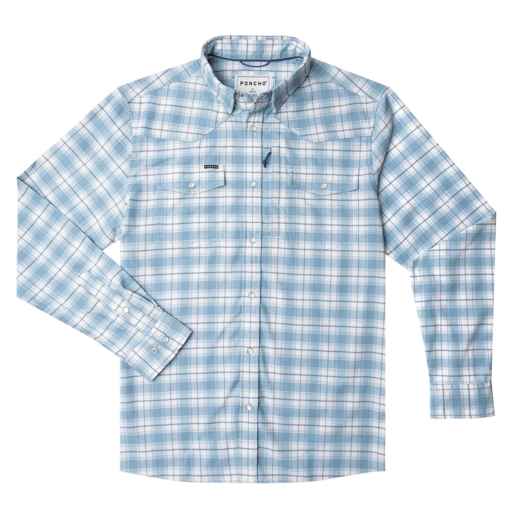 Poncho The Cody Flannel Western Shirt - Slim Fit