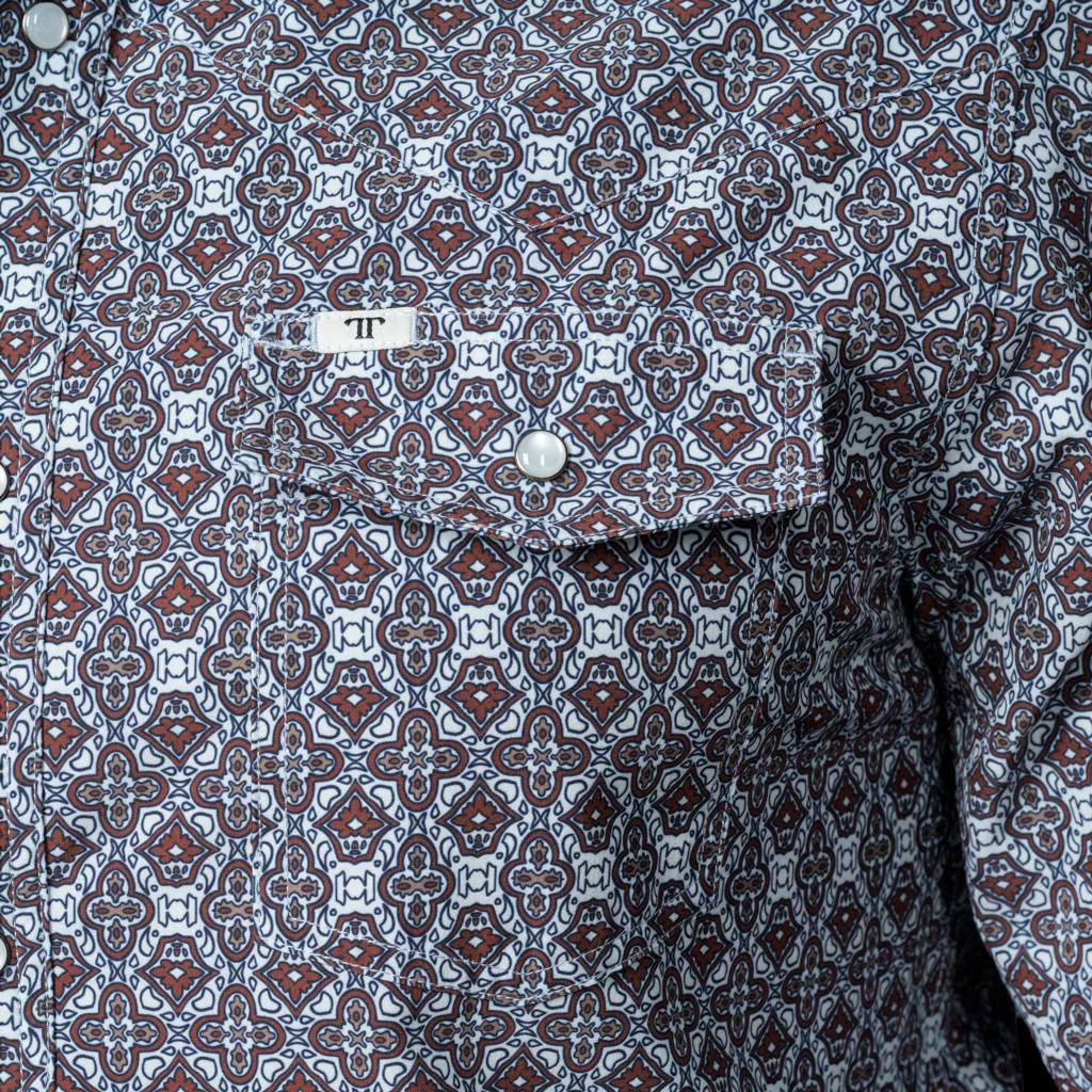 Ferrell Brand Connor Brown Pearl Snap Shirt - Image 2
